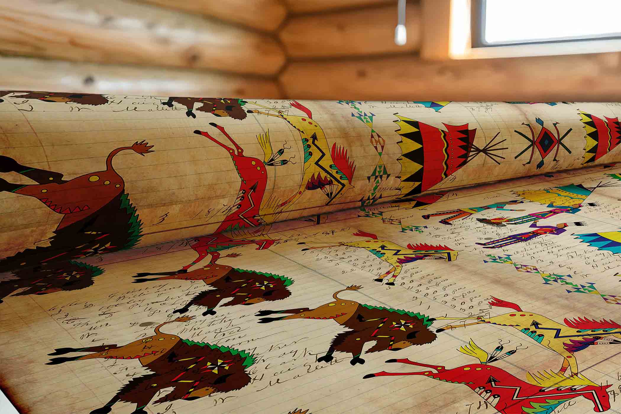 Gathering of the Chiefs Cotton Poplin