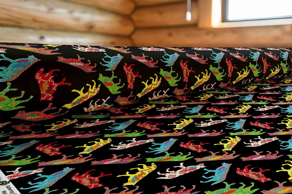 Gathering of the Wolves Cotton Poplin