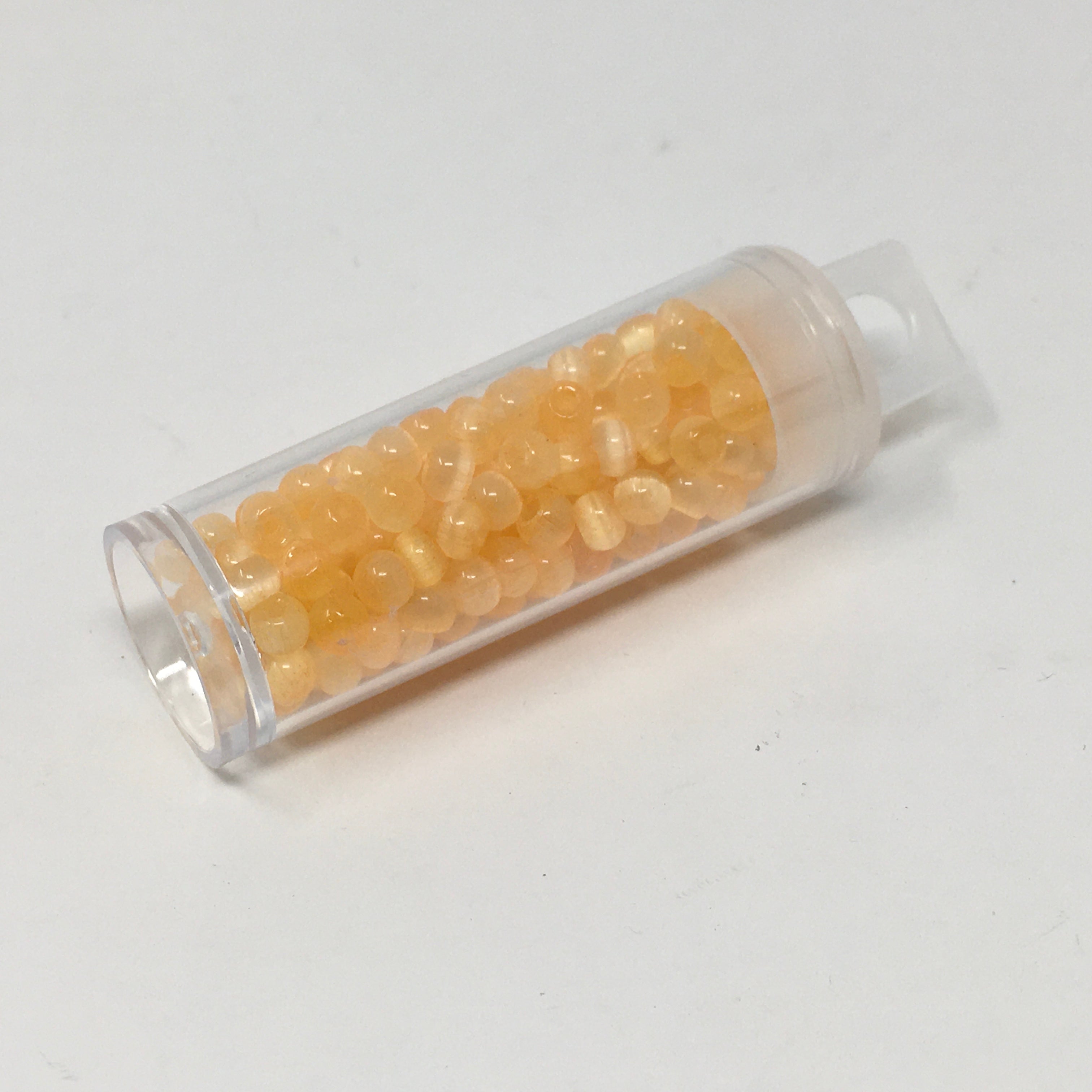 4mm Glass Seed Beads - Tangerine