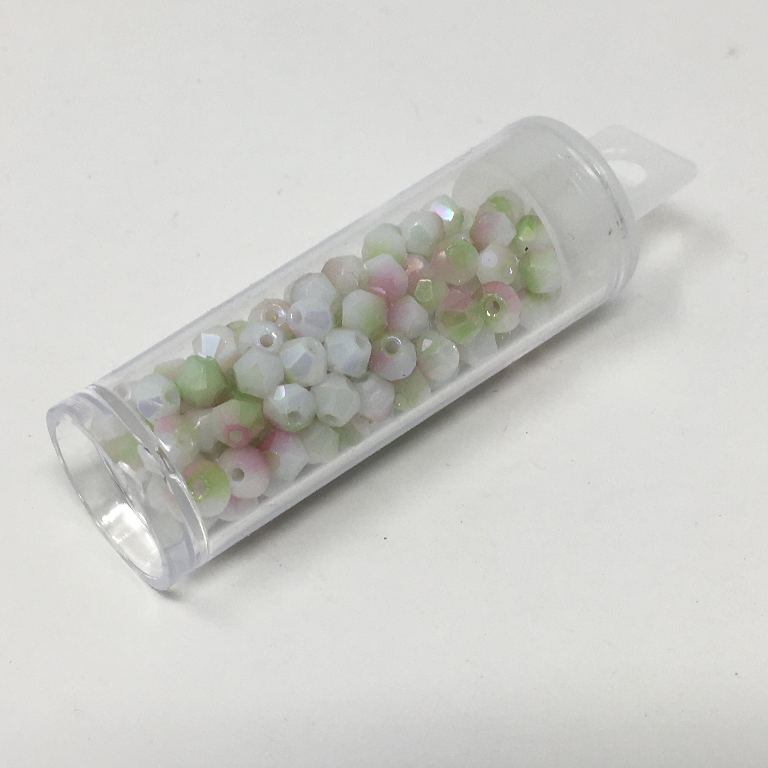 4mm Bicone Glass Beads - Bouquet