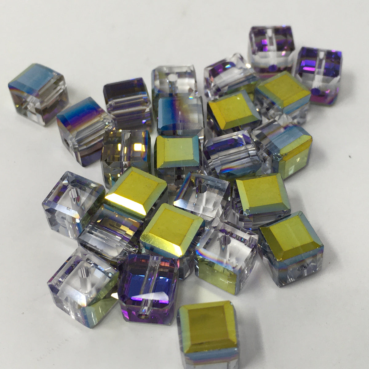Multi Faceted Square Beads