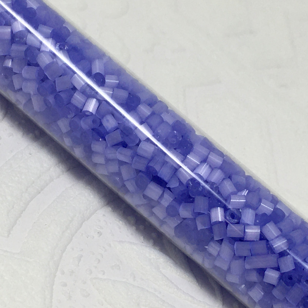 2mm Size 15/0 24g tube Cylindica Seed Beads Purple