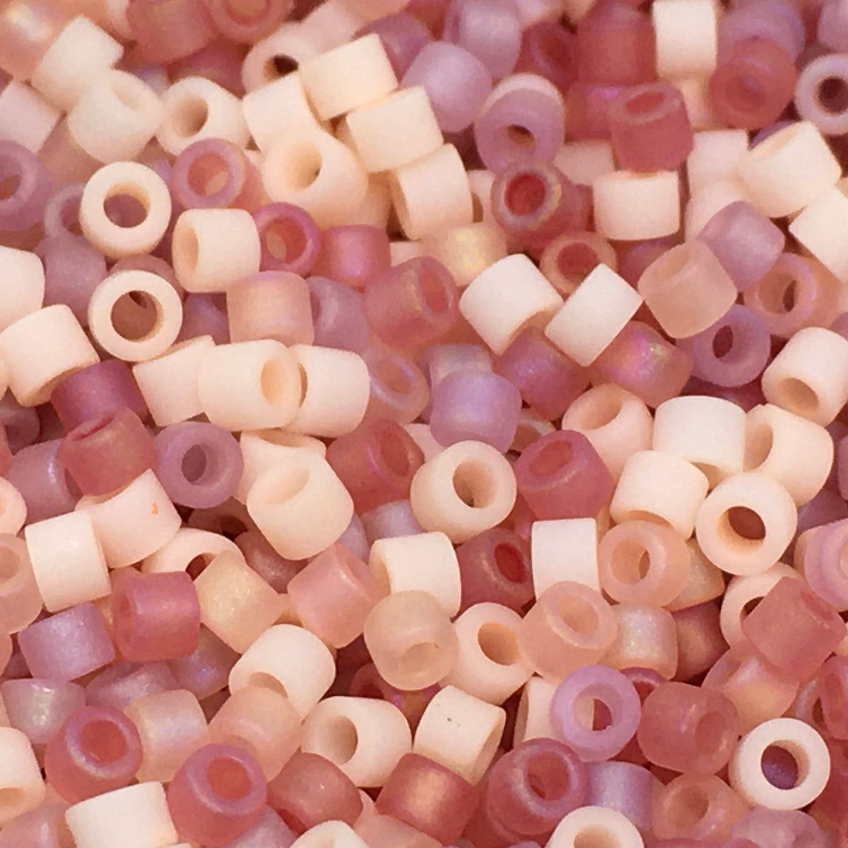 Cylinder-Style 80g Rainbow Bead Jars