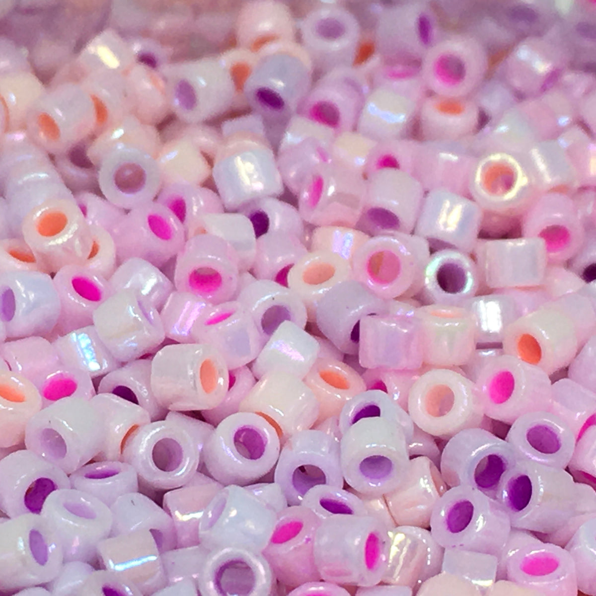 Cylinder-Style 80g Rainbow Bead Jars
