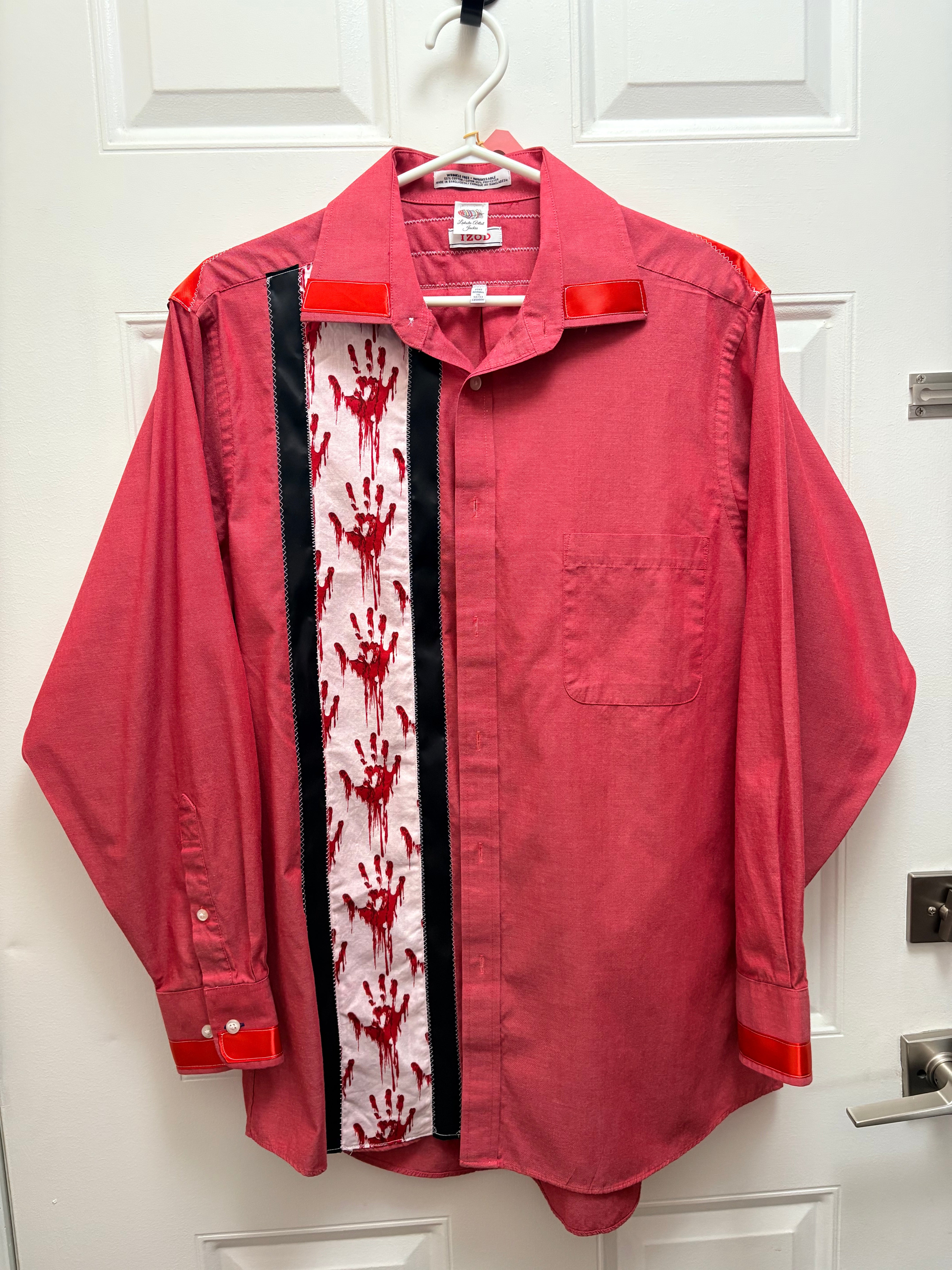 Lakota Artist Jackie Red MMIW Ribbon Shirt