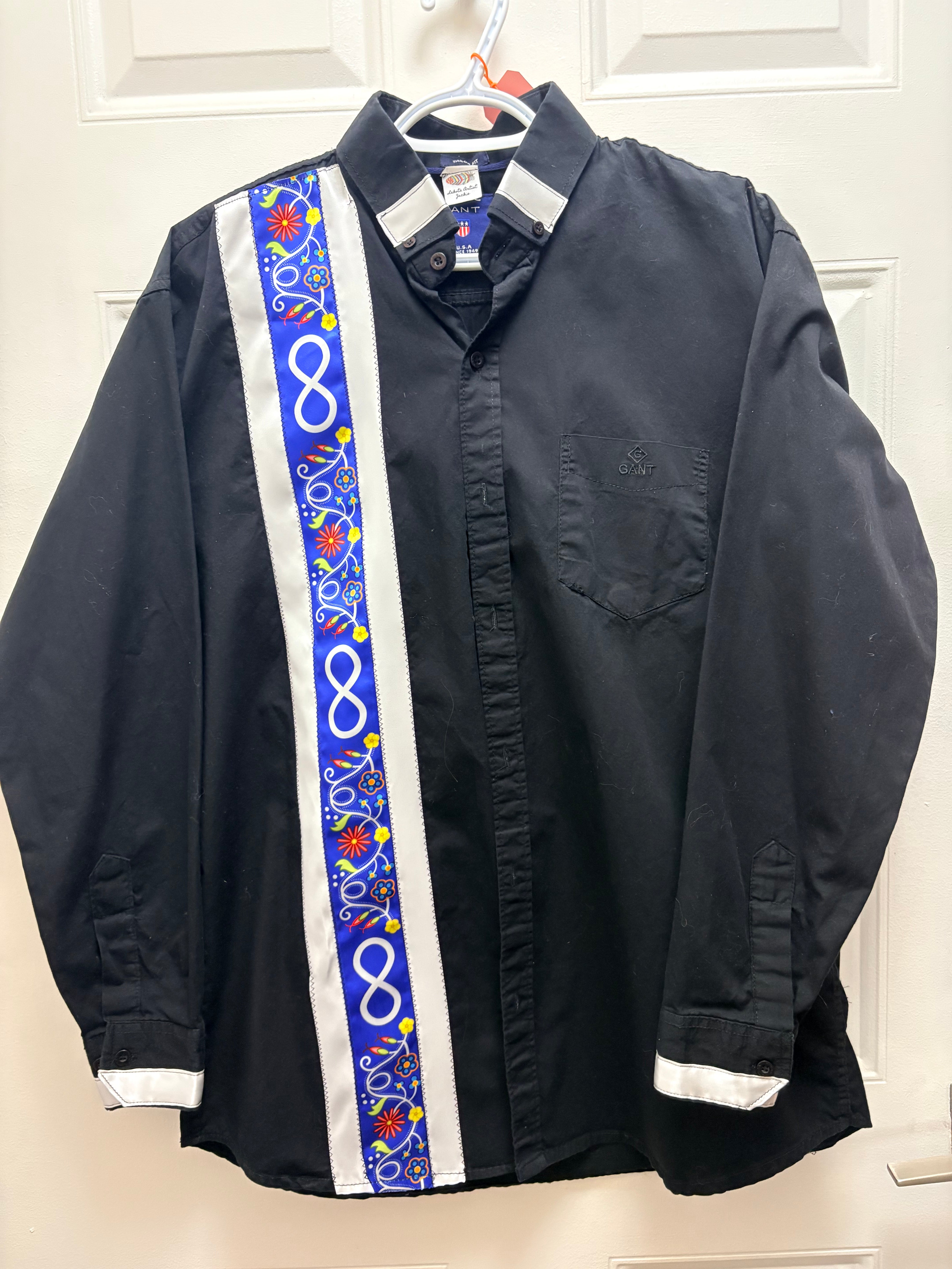 Lakota Artist Jackie Black Métis Ribbon Shirt