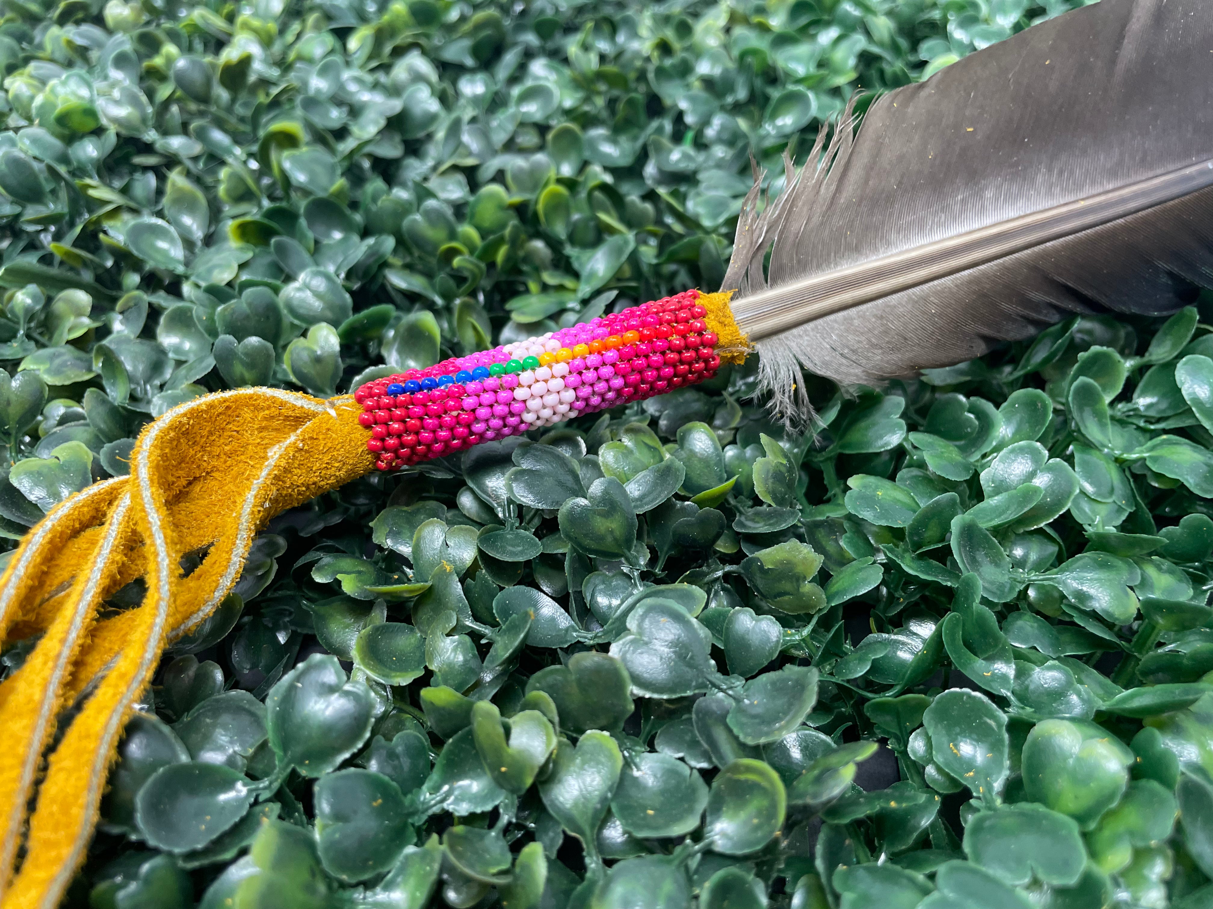 Sweetheart Beaded Feather Class