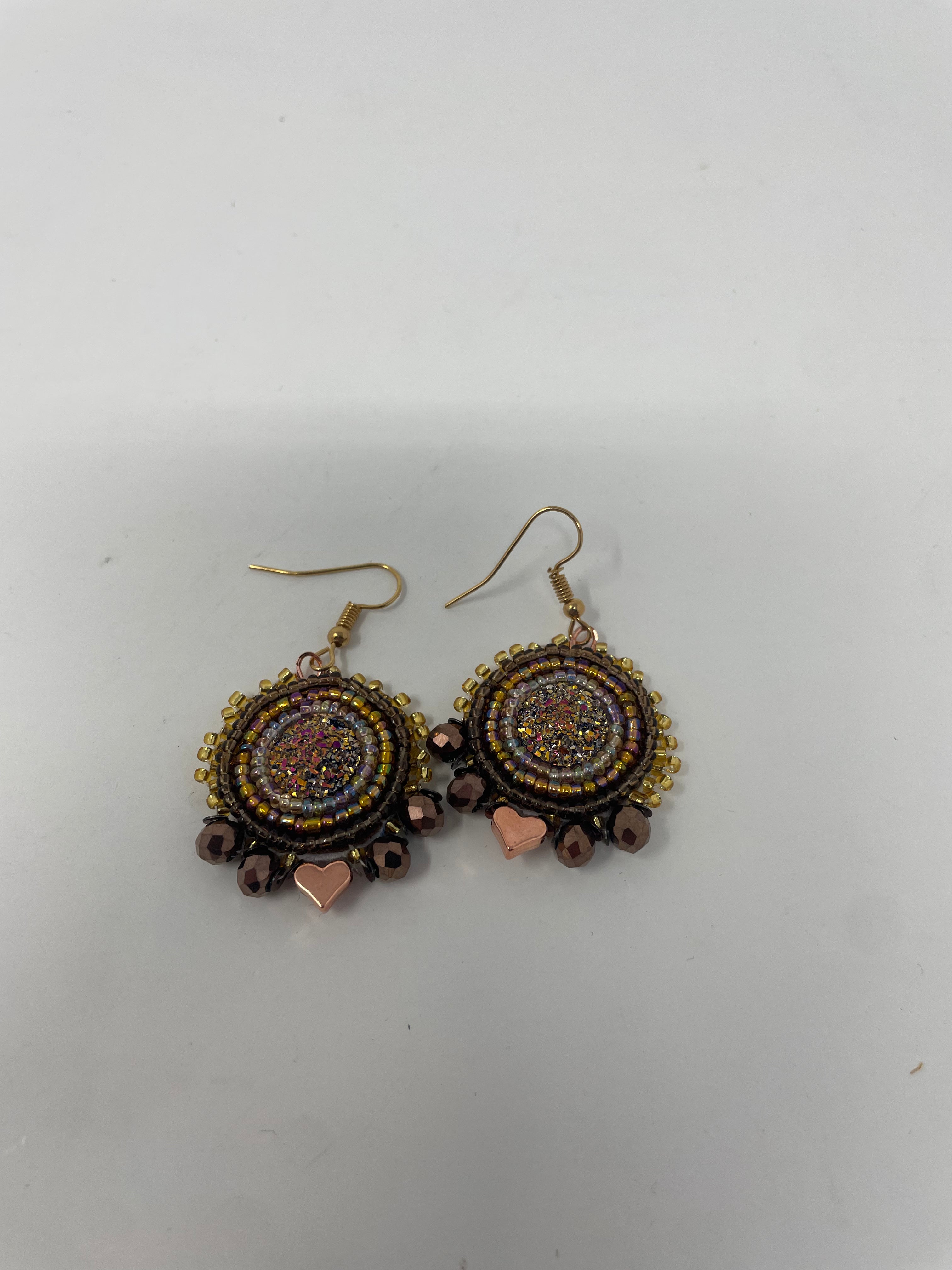 Asteria Brill Small Brown Earrings
