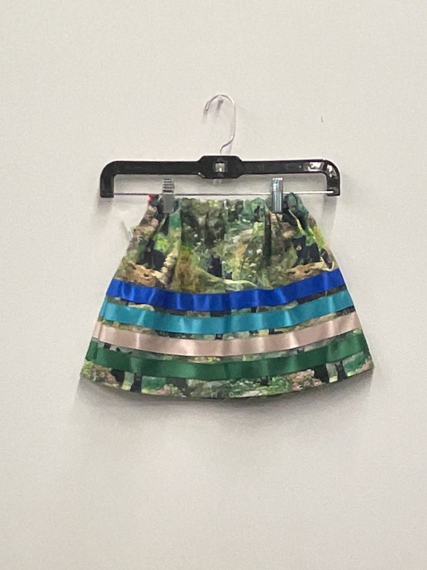 Liz Pelland Green and Black Bear Skirt Four Assorted Ribbons