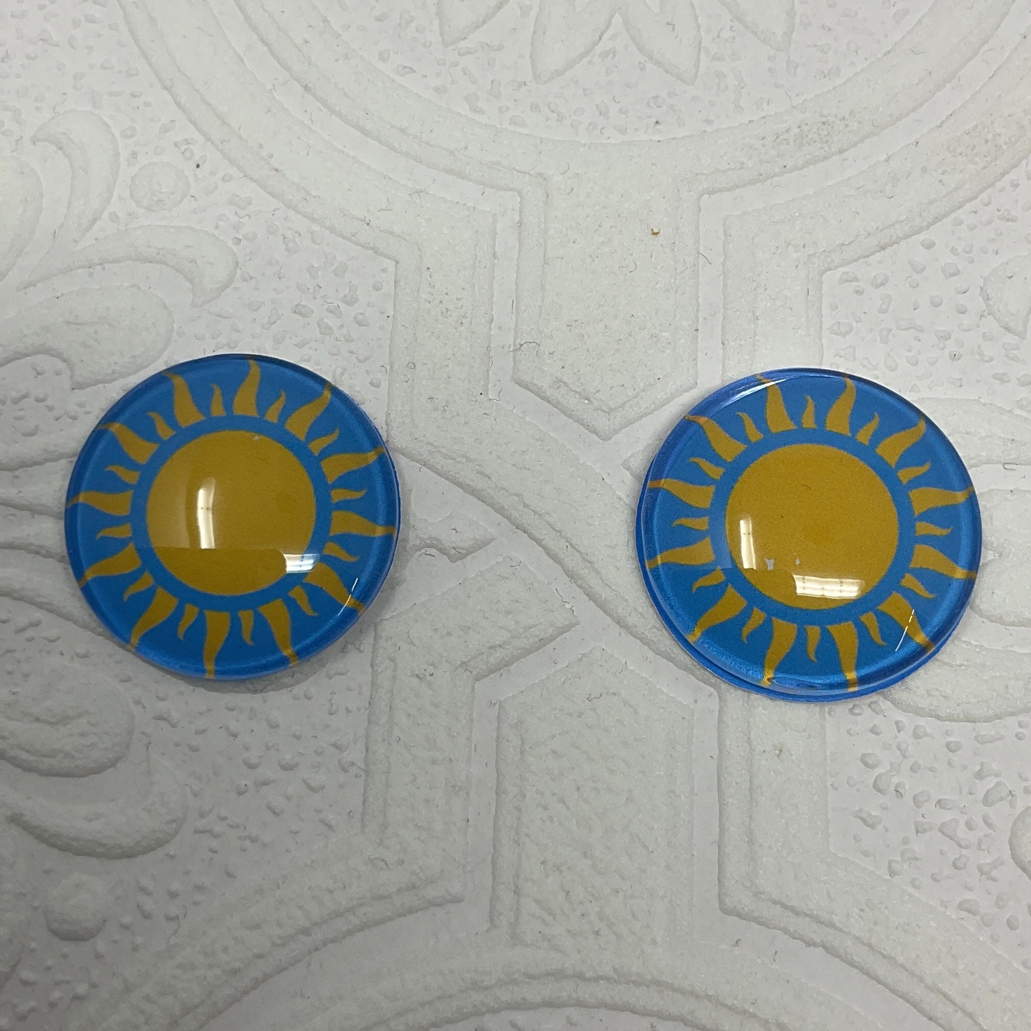 1 inch Glass Covered Beading Cabochons