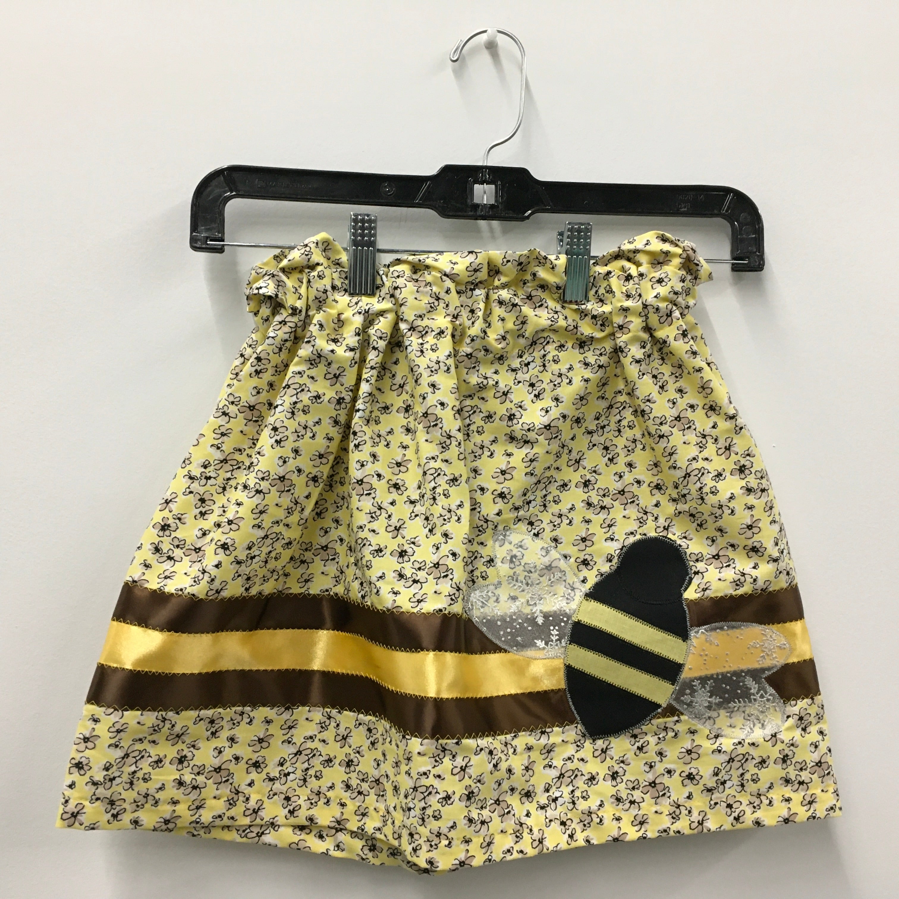 Jackie Lafferty Child's Ribbon Skirt- Yellow HoneyBee