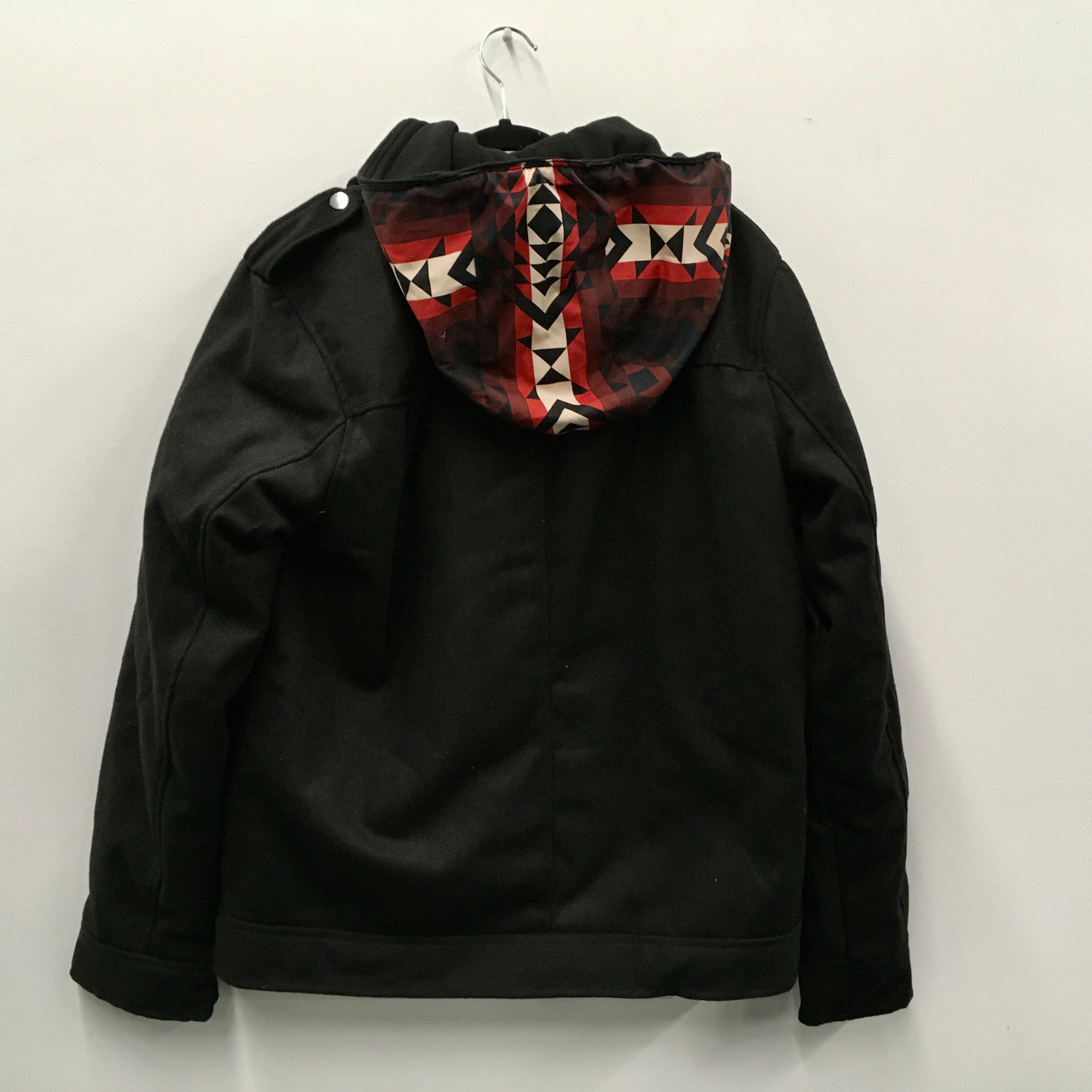 Indigenized Winter Jacket - Black Rose