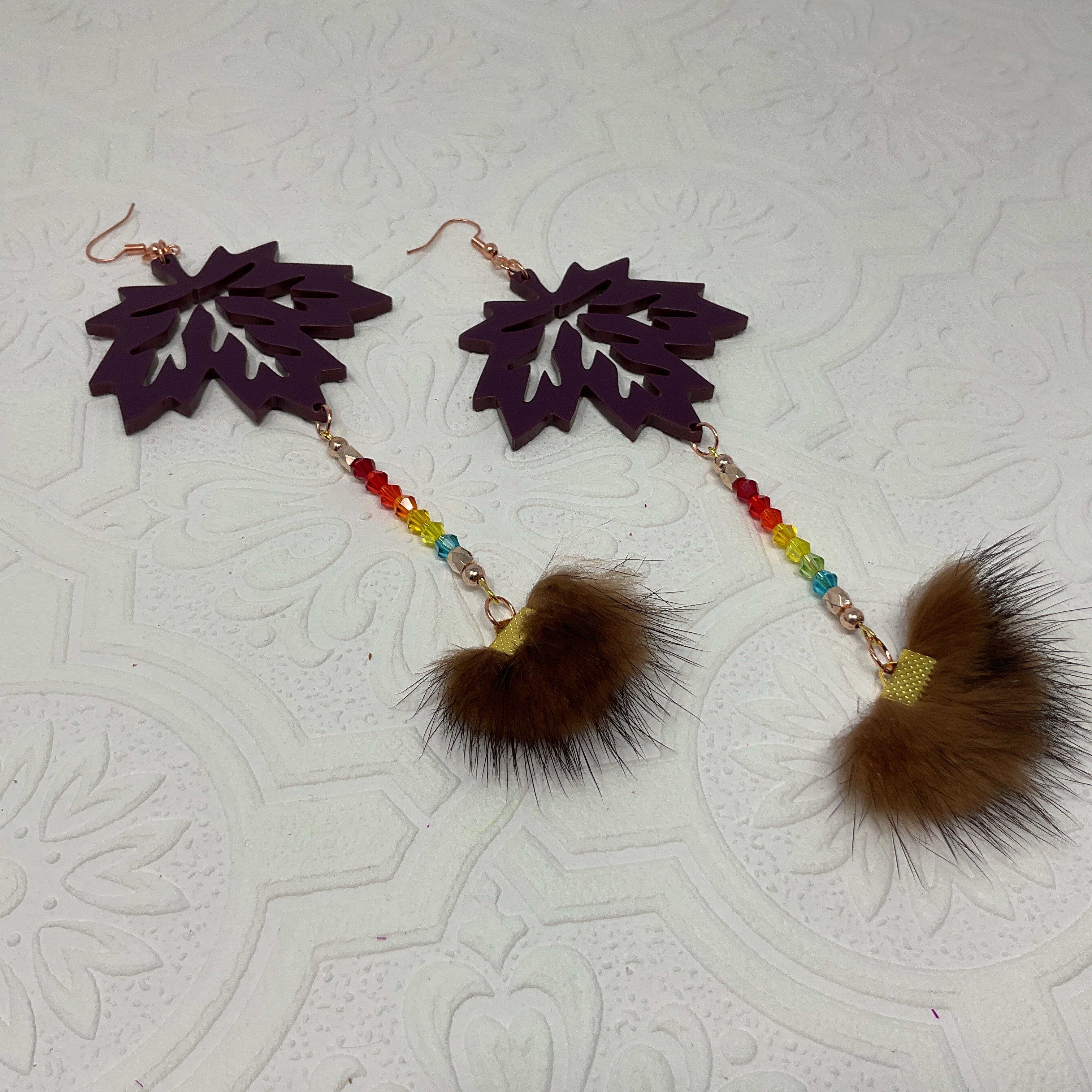 Single-Tier Acrylic Earrings