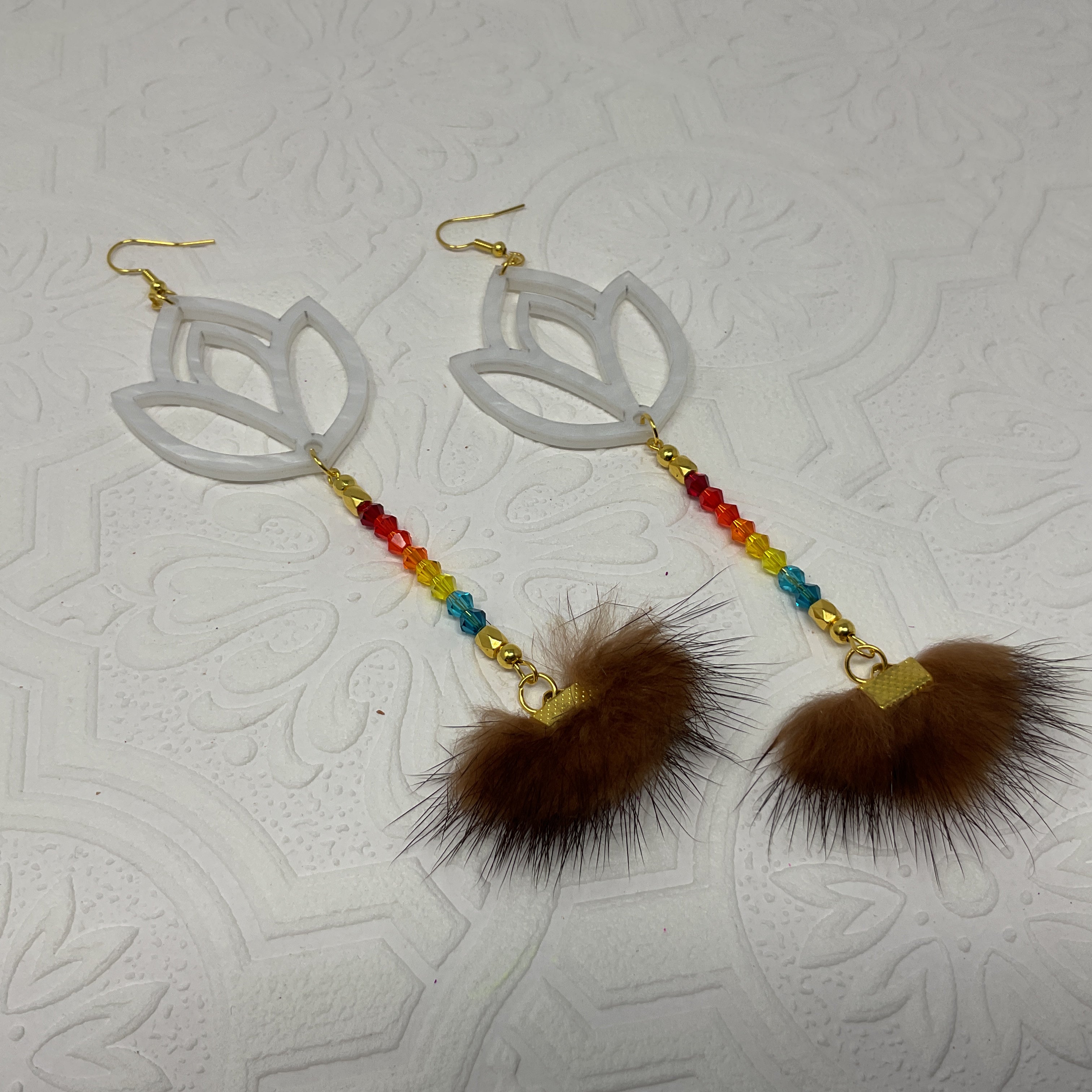 Single-Tier Acrylic Earrings