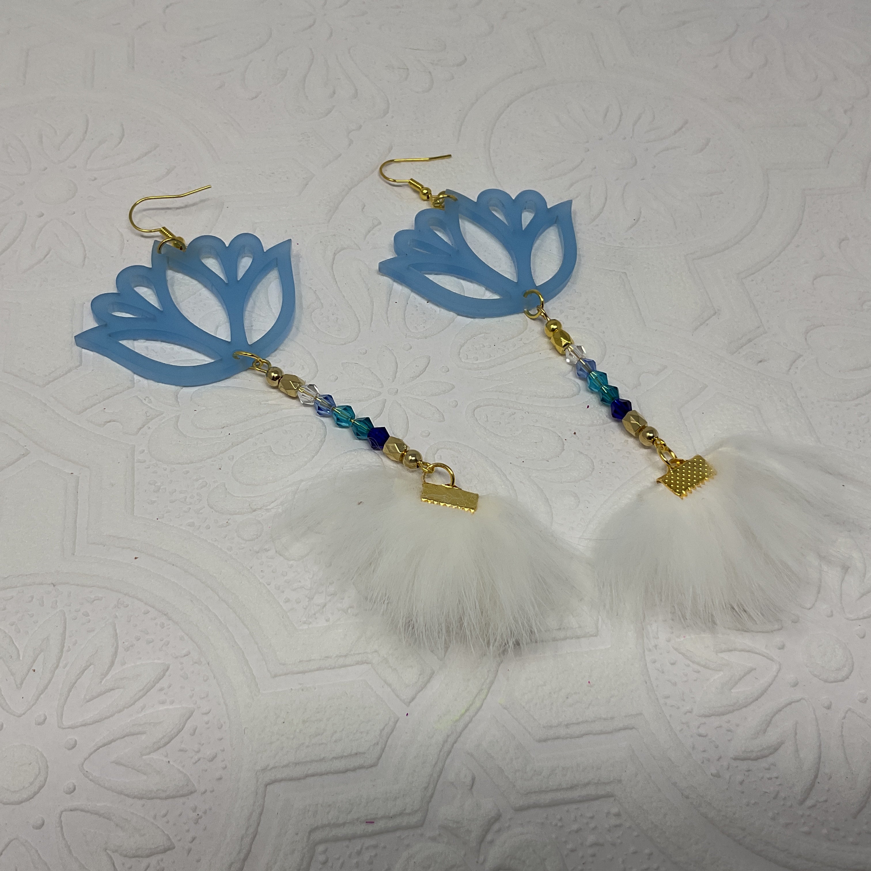 Single-Tier Acrylic Earrings
