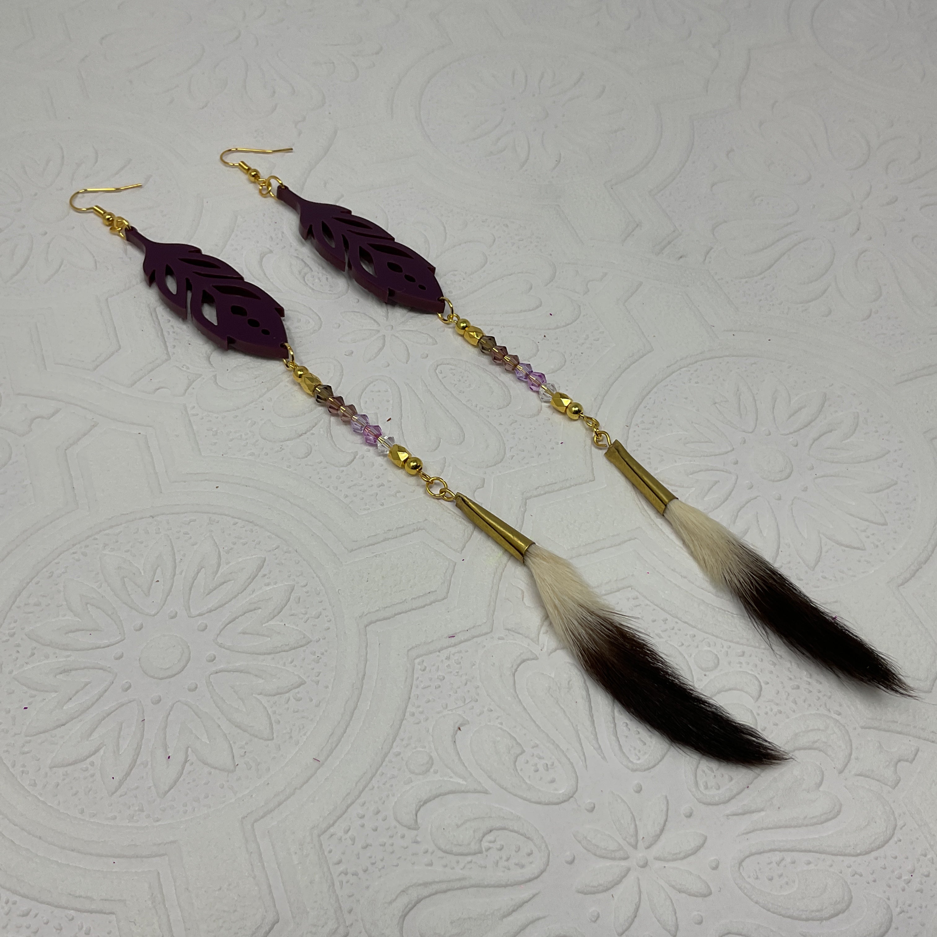 Single-Tier Acrylic Earrings