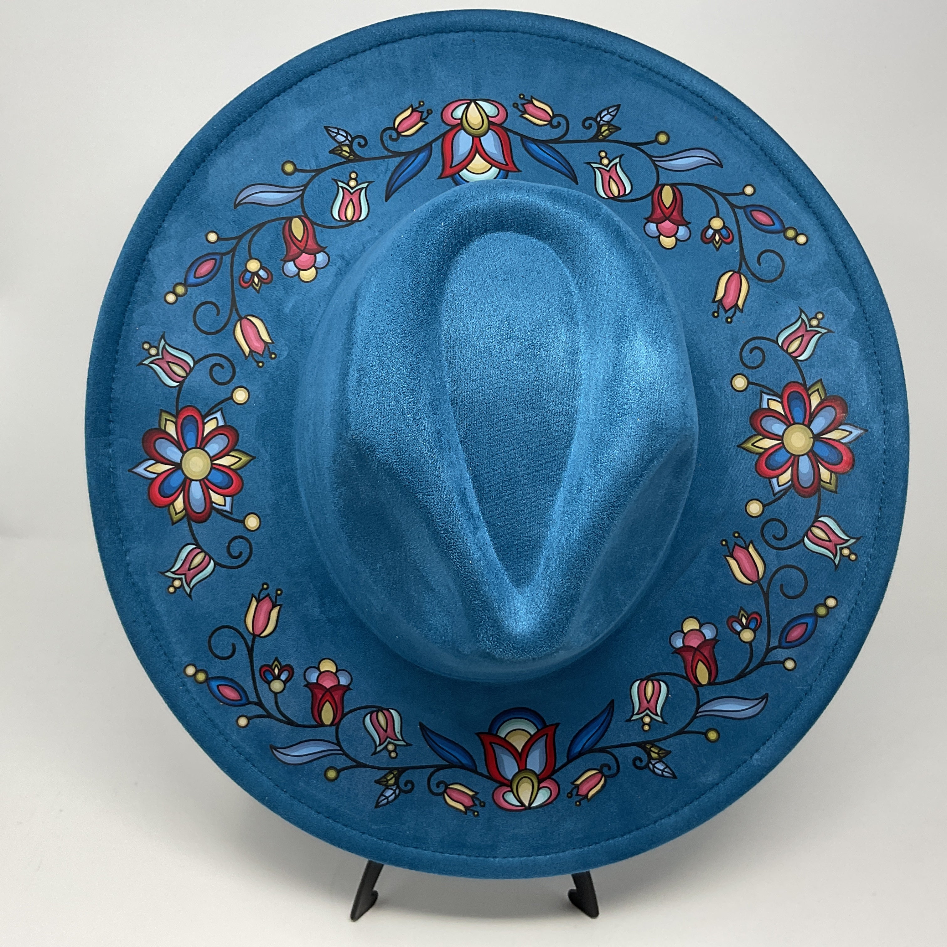 Frozen Petal Cascade Fedora Hat