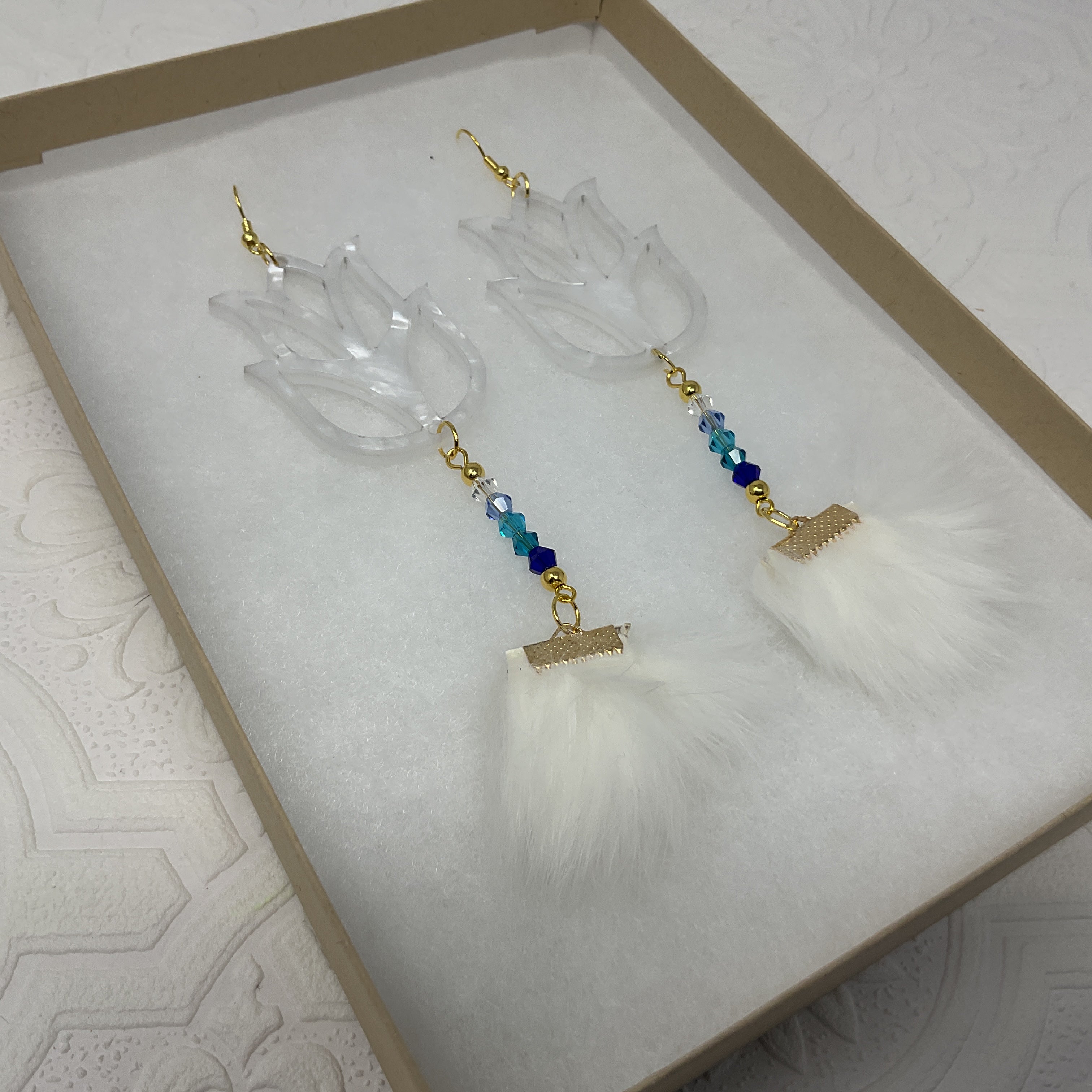 Single-Tier Acrylic Earrings
