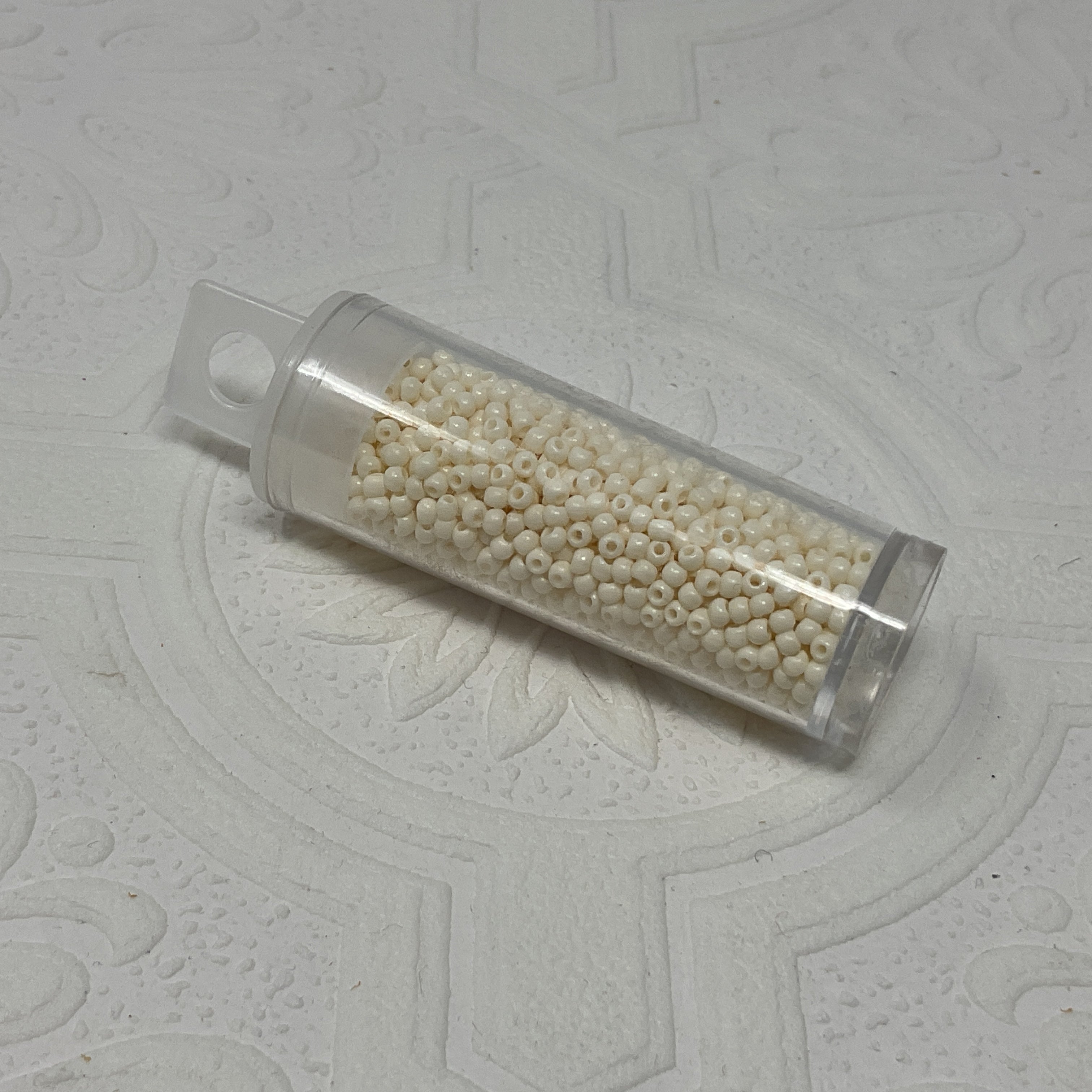 Seed Beads Size 11/0 - Chalk