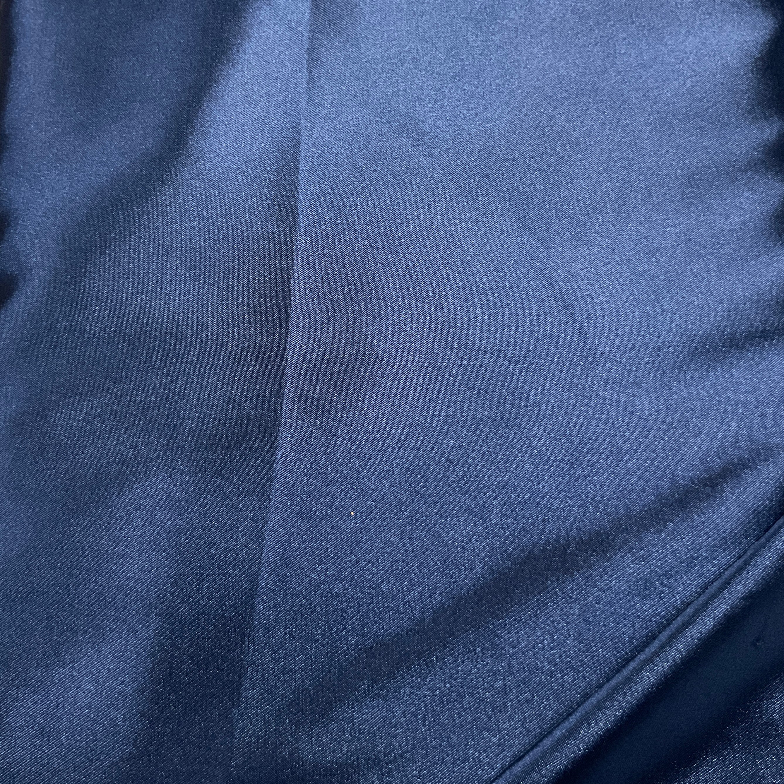 Satin Fabric Navy