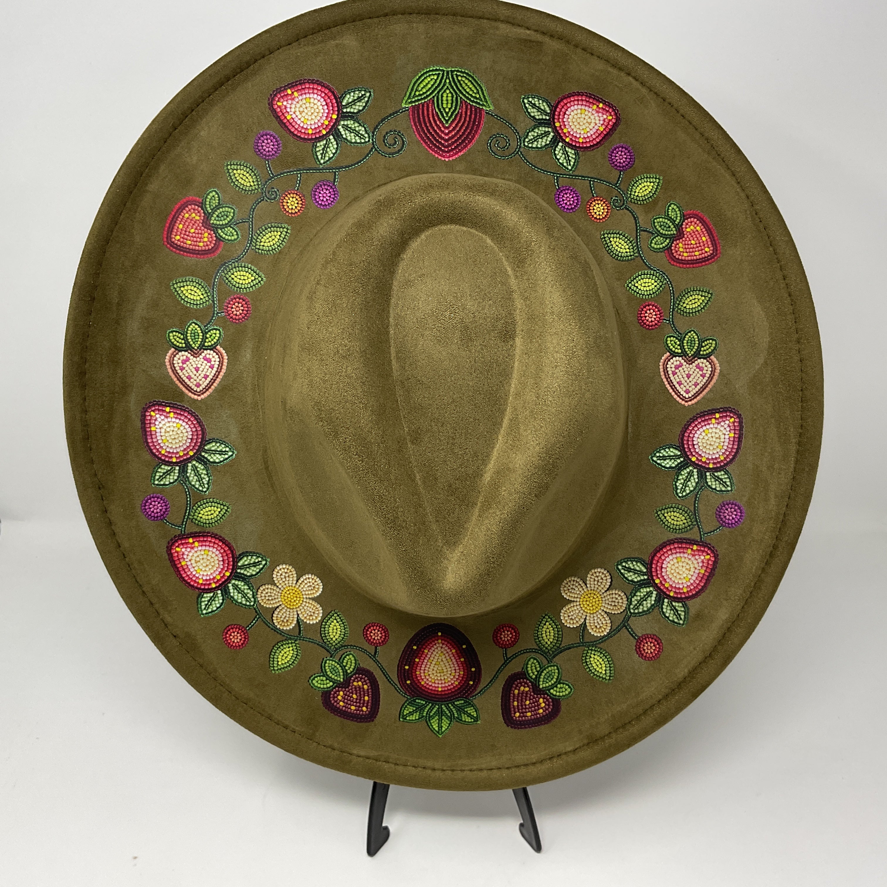 Berry Garden Fedora Hat