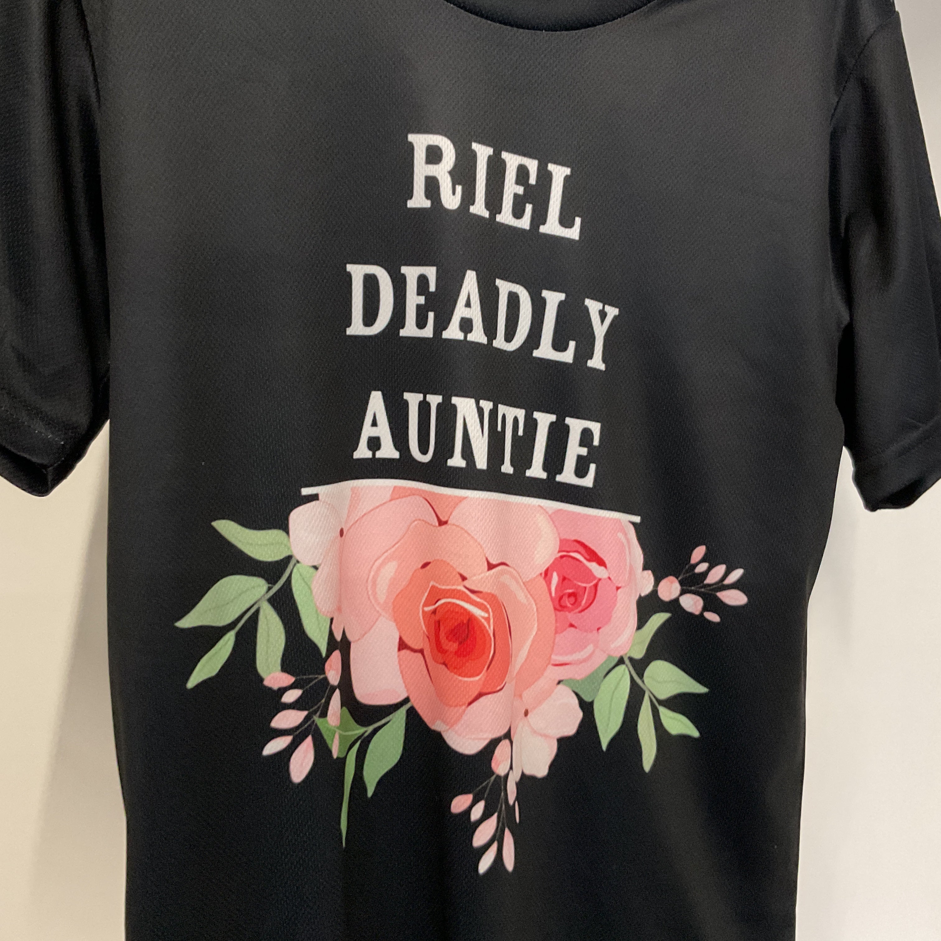Riel Deadly Aunty Jersey-Style T-Shirt