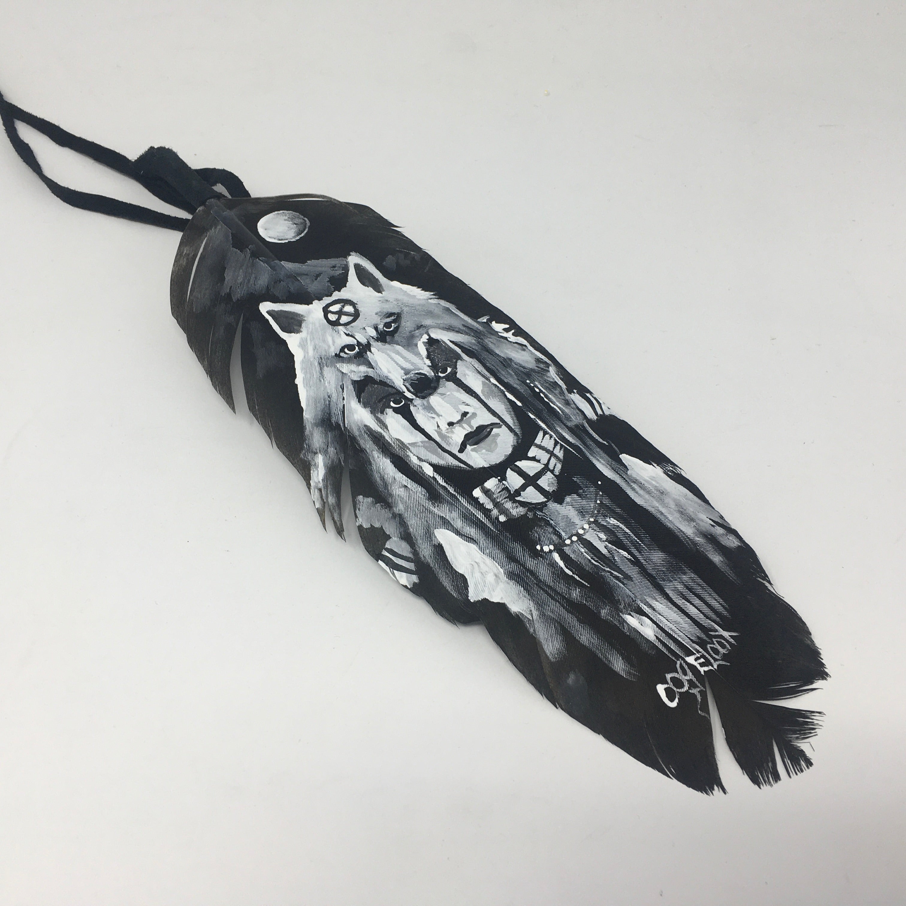 Dino Oogeloot Kingfisher Painted Feathers