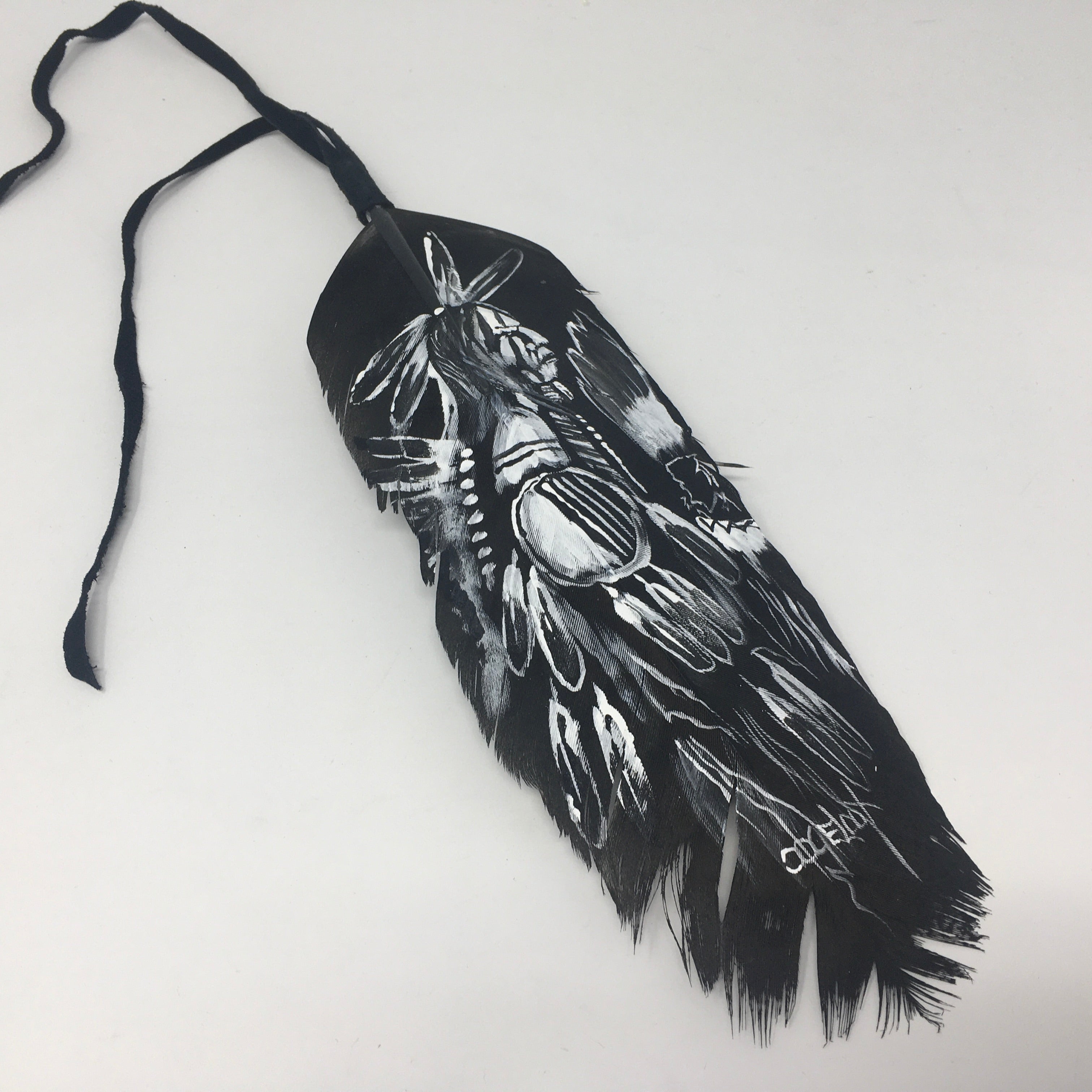 Dino Oogeloot Kingfisher Painted Feathers
