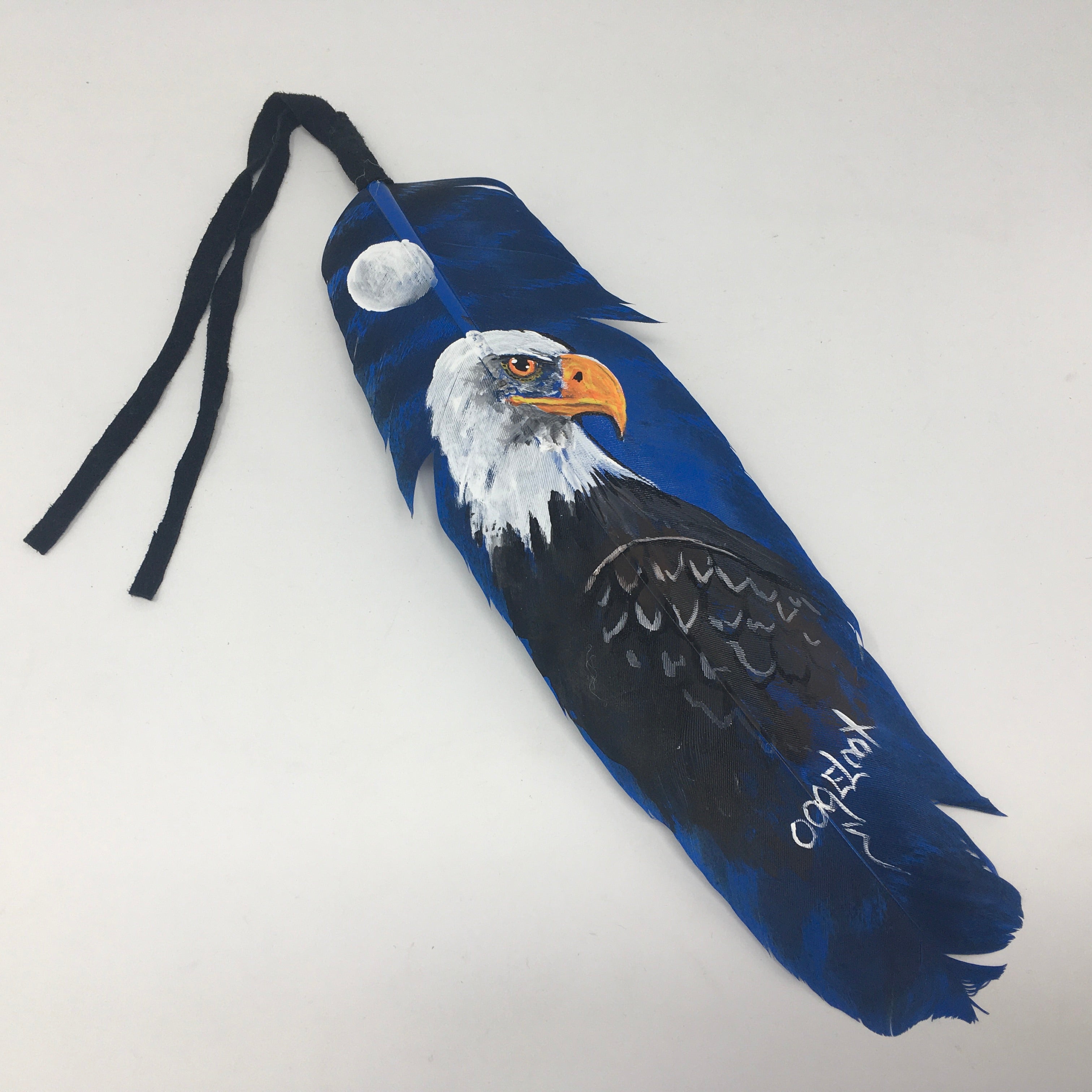Dino Oogeloot Kingfisher Painted Feathers