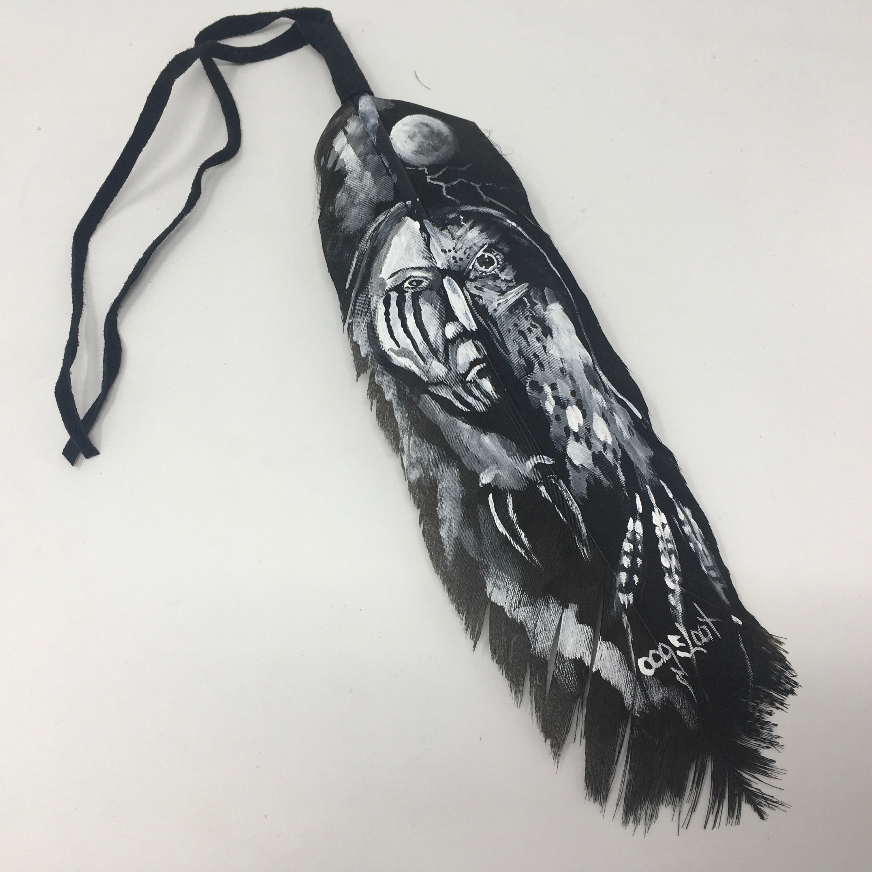 Dino Oogeloot Kingfisher Painted Feathers