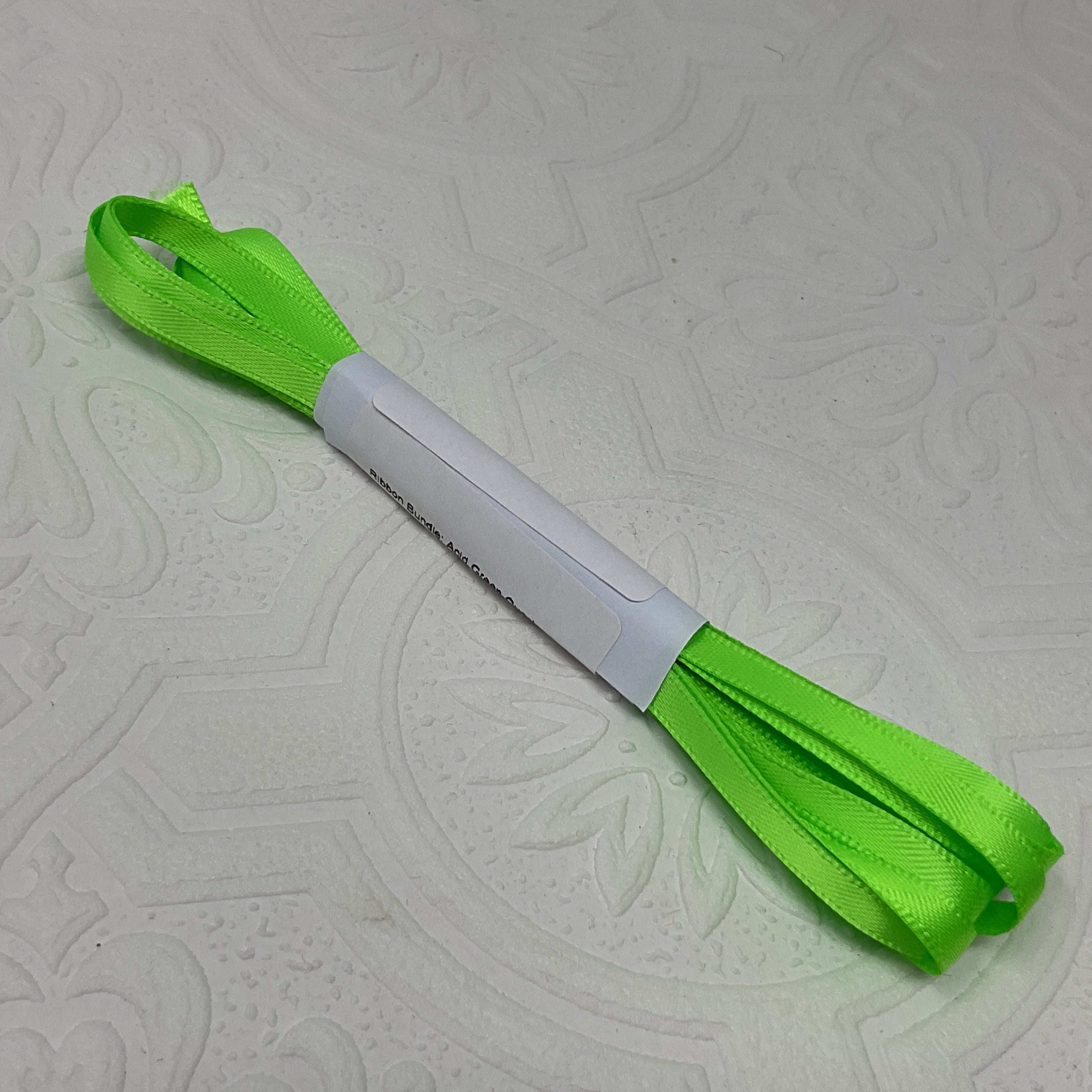 Ribbon Bundle: Acid Green Quarter Inch