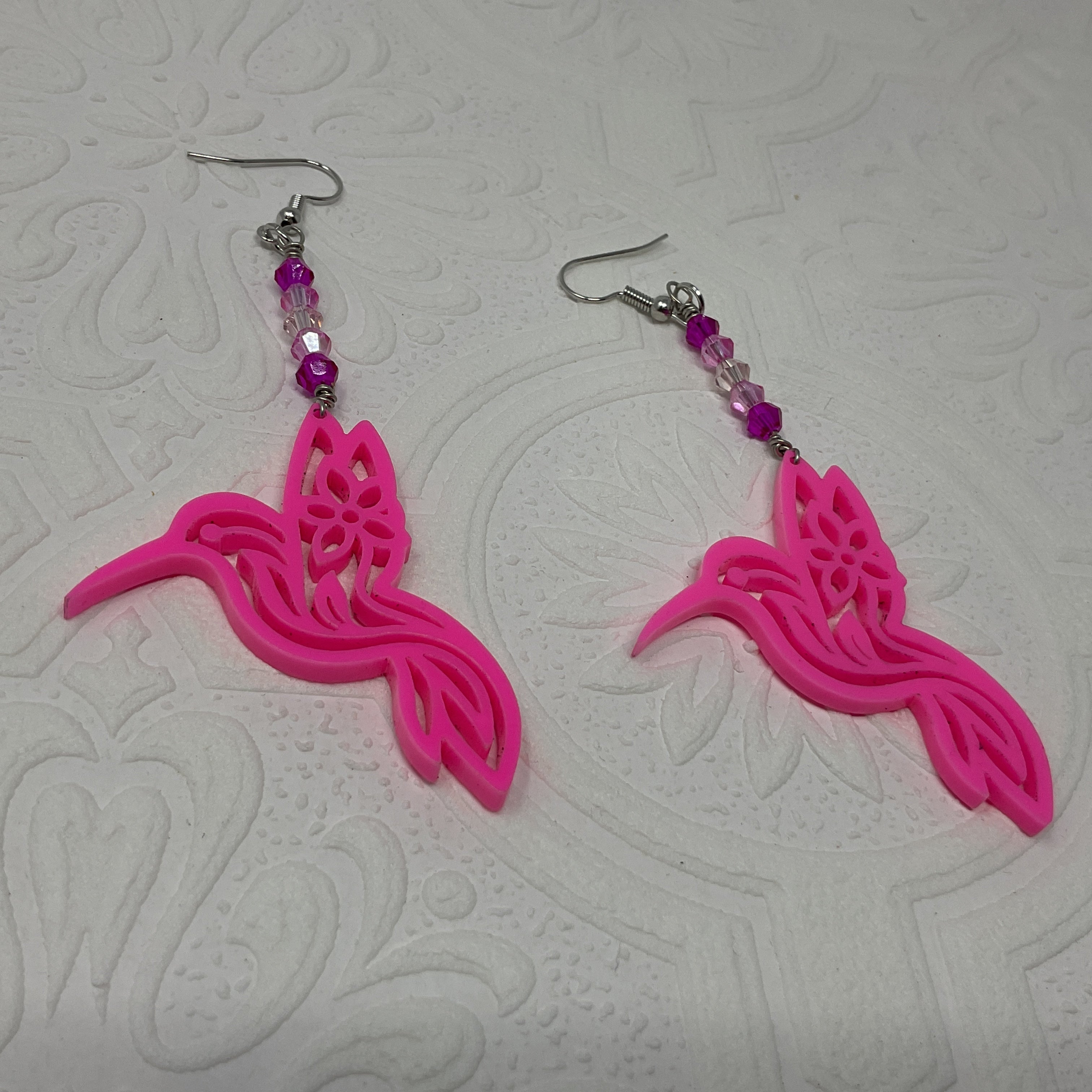 Single-Tier Acrylic Earrings