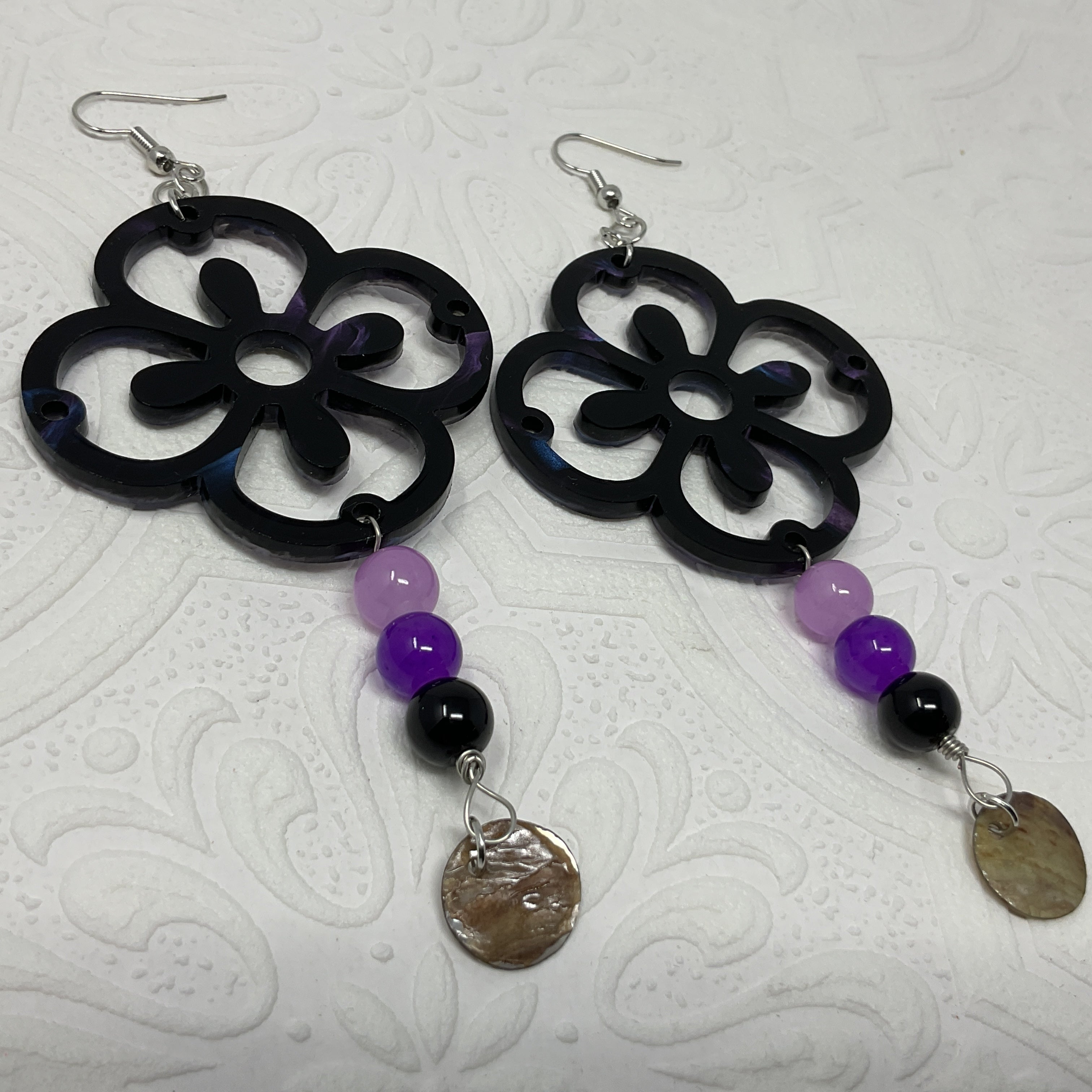 Single-Tier Acrylic Earrings