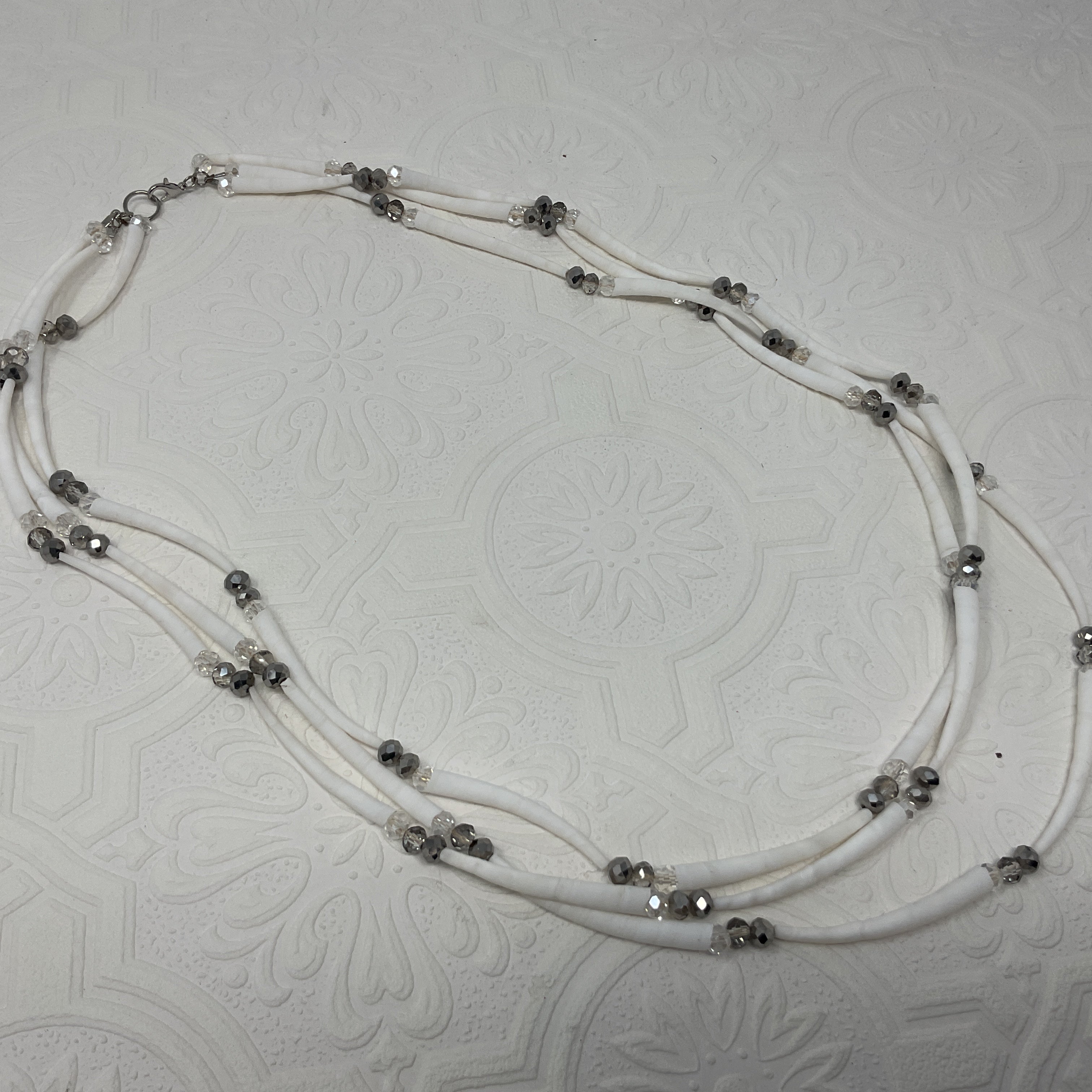 3 Tier Strand Dentalium Necklace