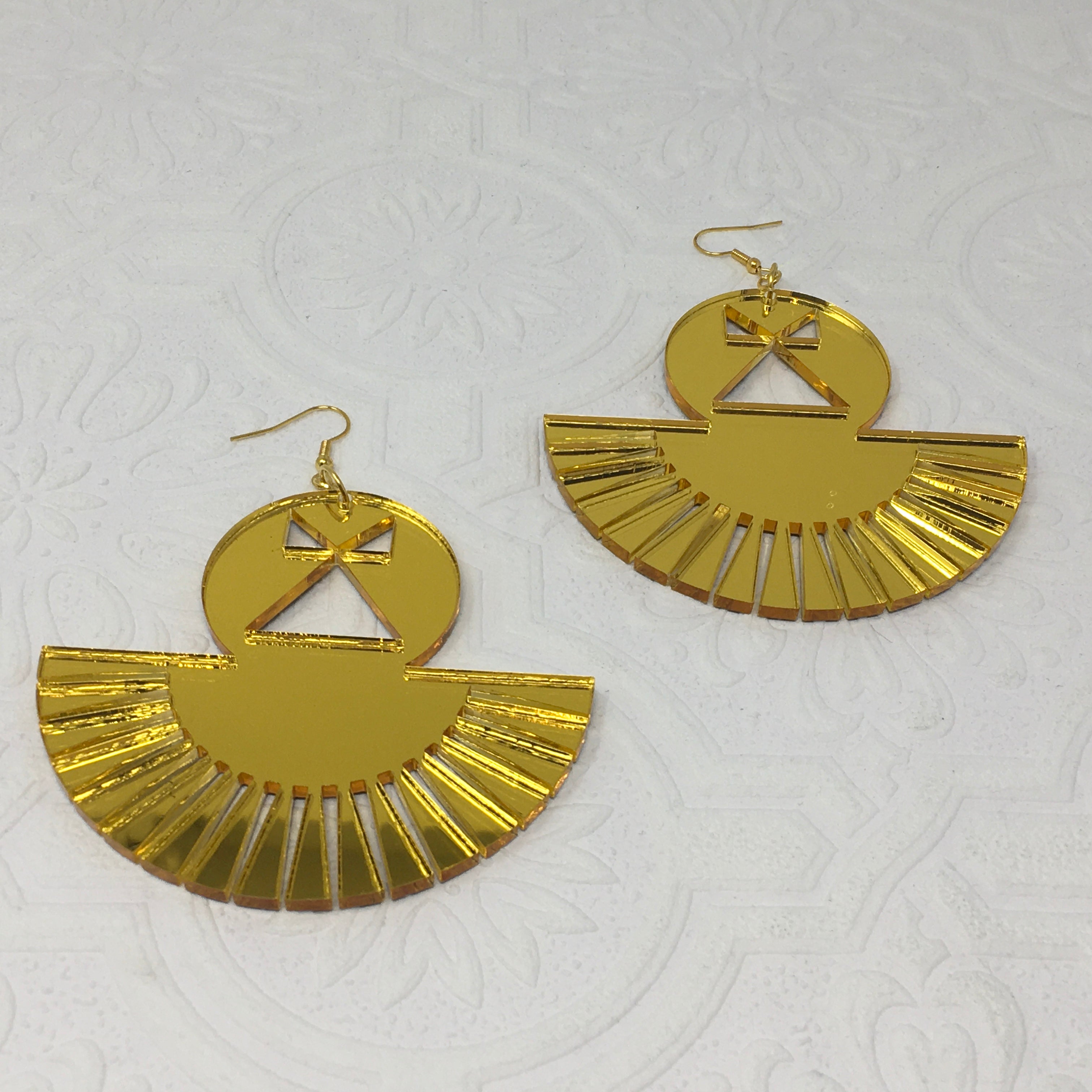 Mirrored Acrylic Earrings