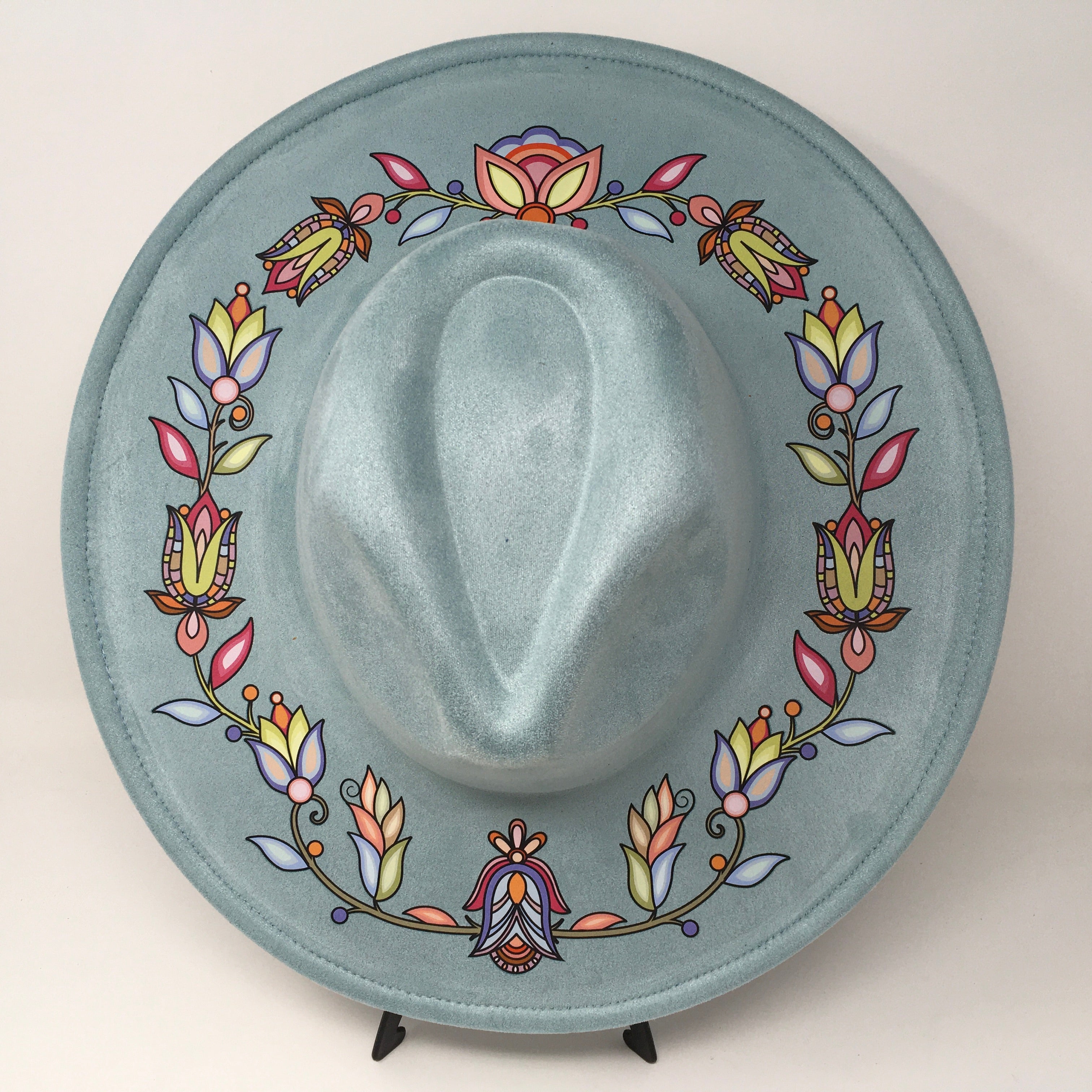 Iron Pipe Petals Fedora Hat