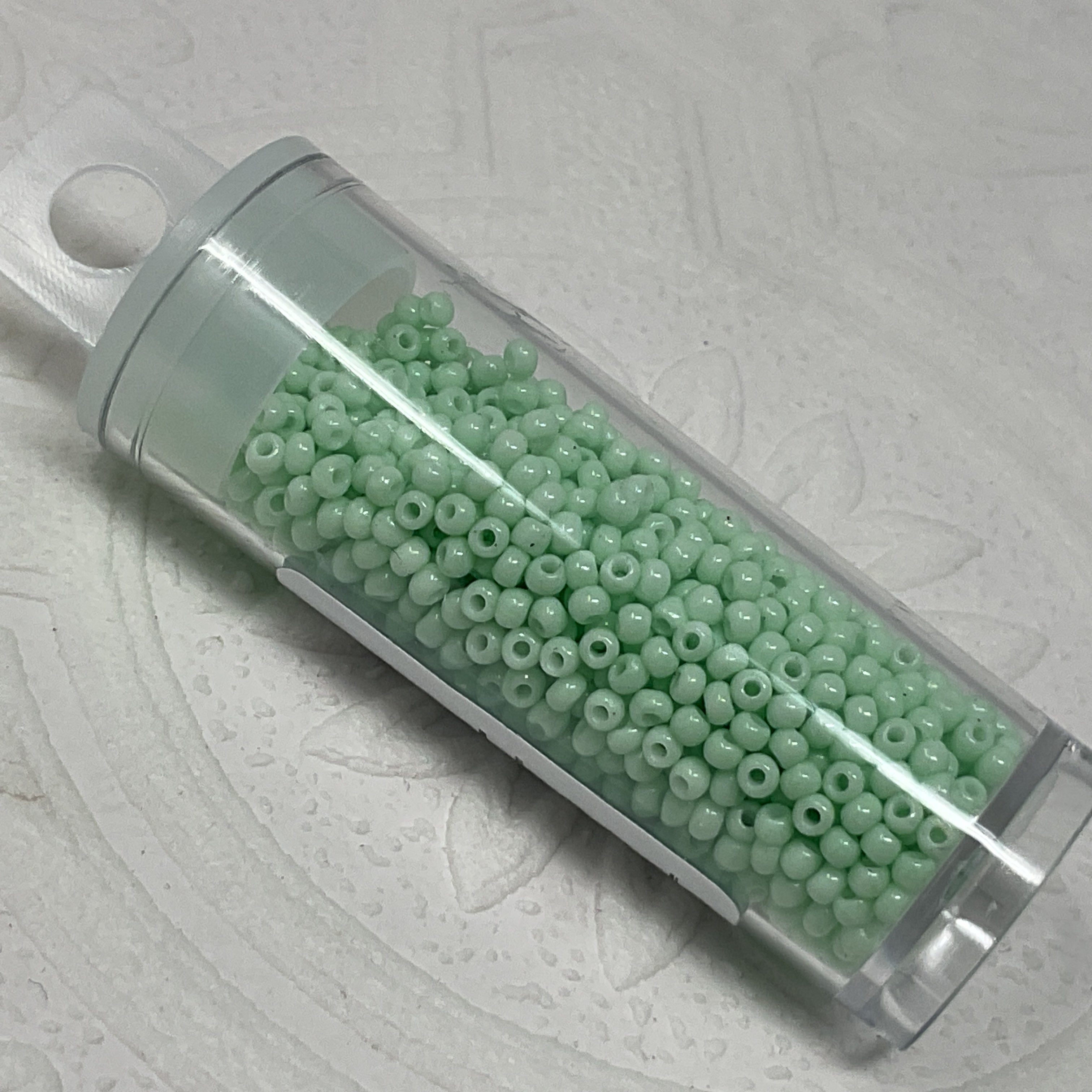 Seed Beads Size 11/0 - Mint Ice
