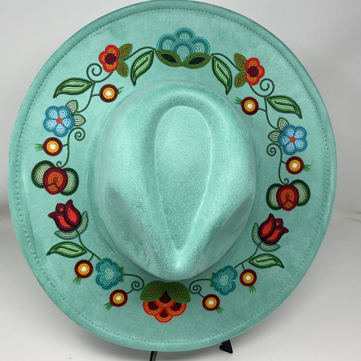 Prairie Fire Petals Fedora Hat