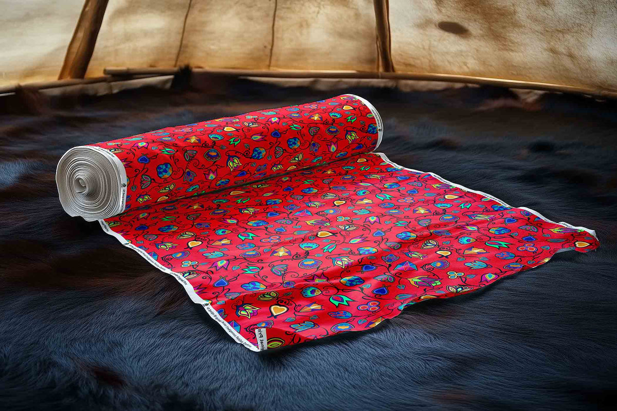 Indigenous Paisley Dahlia Cotton Poplin