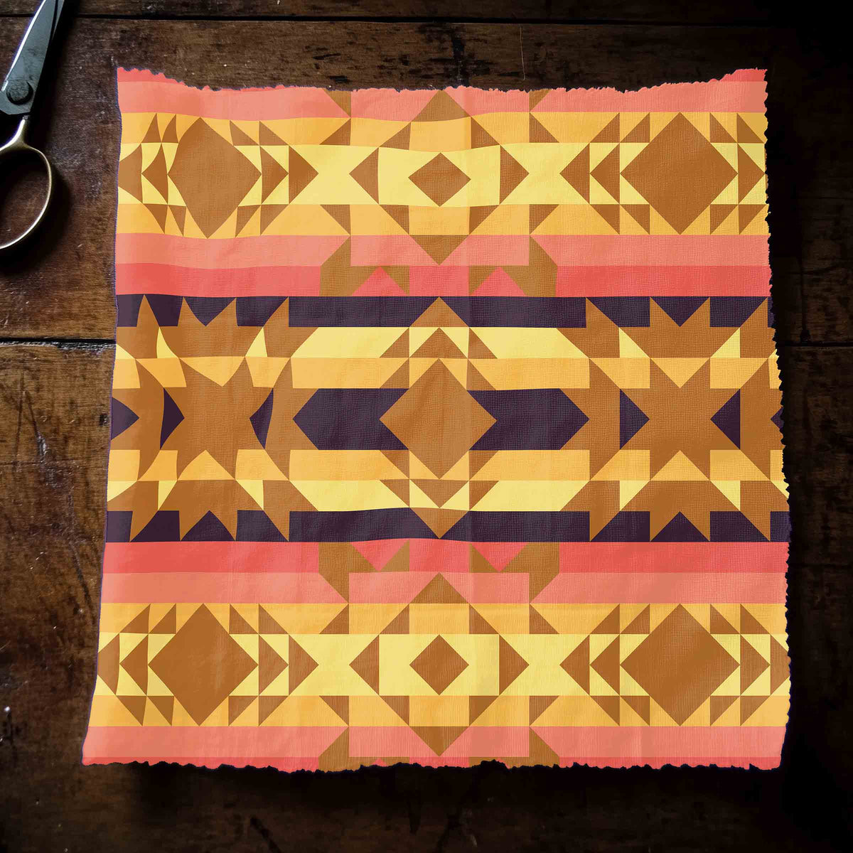 Infinite Sunset Cotton Poplin