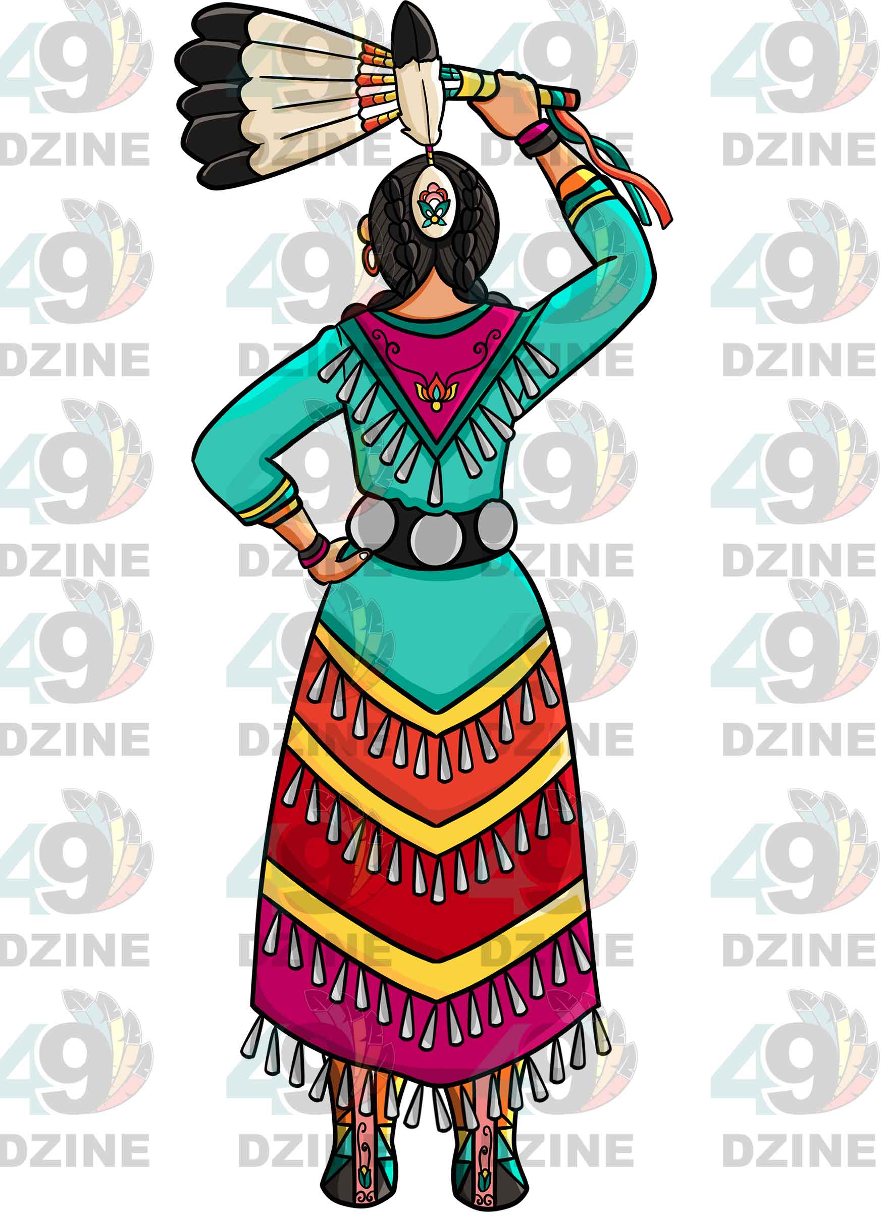 Jingle Dance 2 Sticker