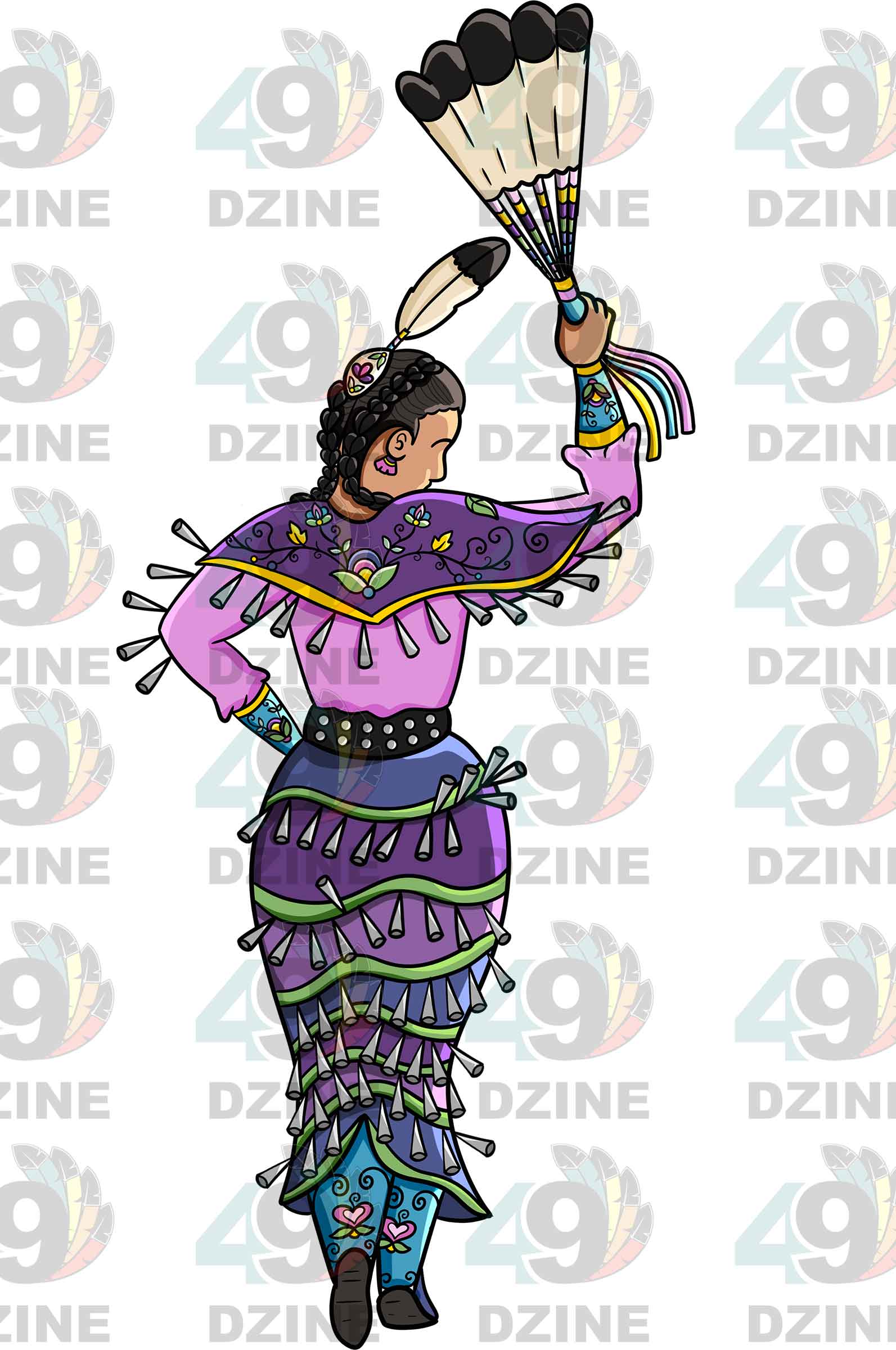 Jingle Dance 5 Sticker