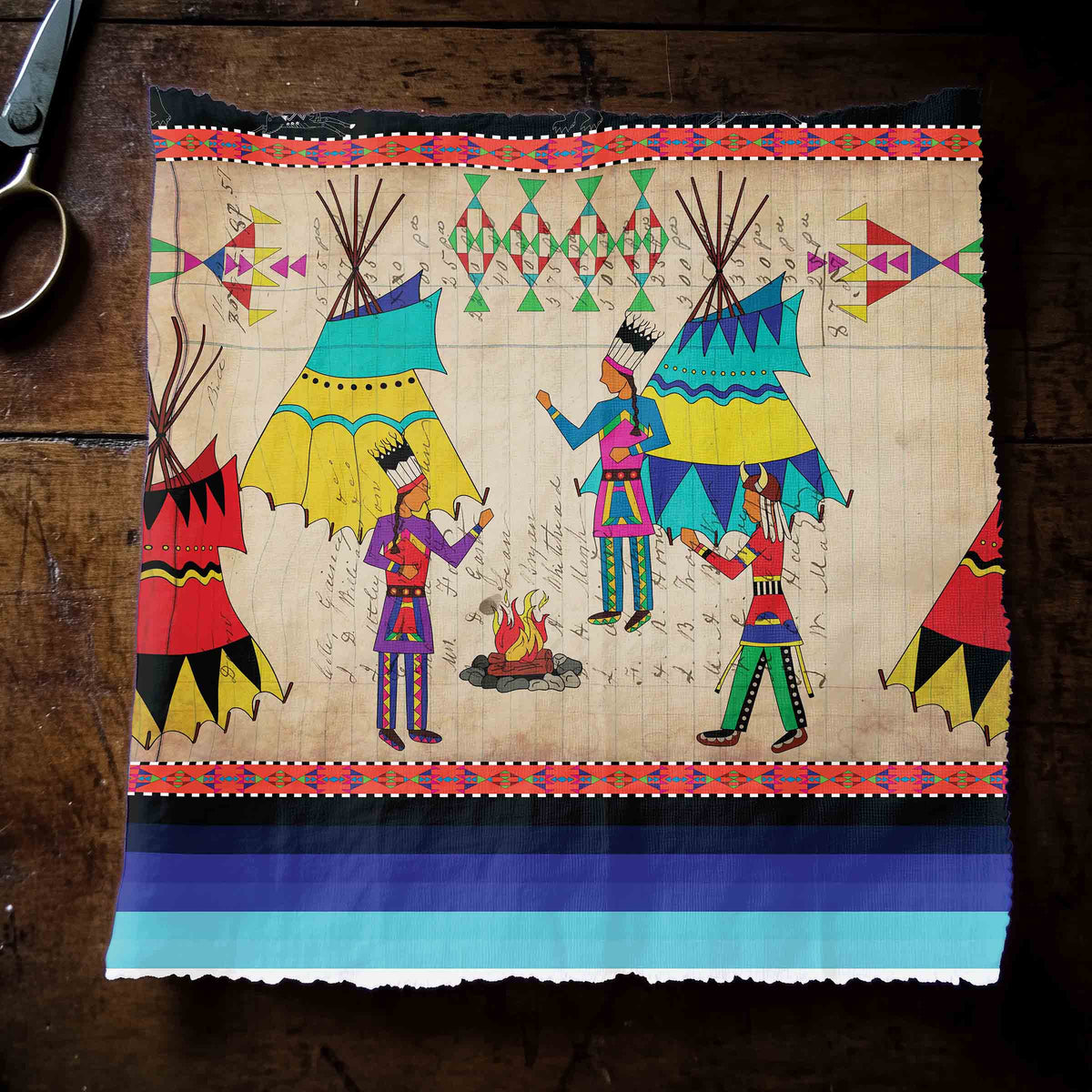 Ledger Chiefs Midnight Cotton Poplin