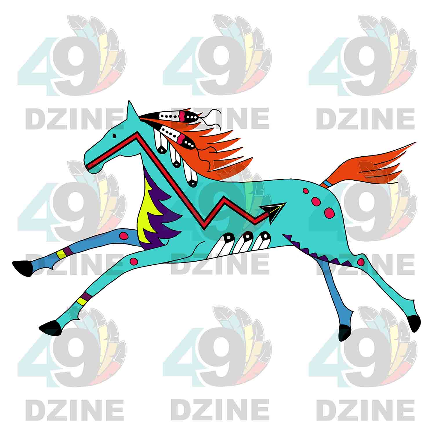 Ledger Horse 2 Sticker