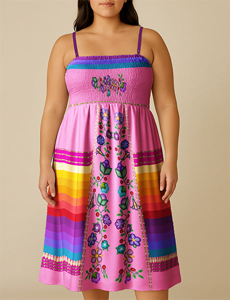 Meadow Radiance Pink 2 Smock Top Dress