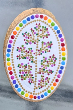 Dana Lisa Joy Wood Slice Magnets
