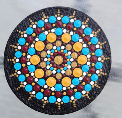 Dana Lisa Joy Round Magnet Paintings
