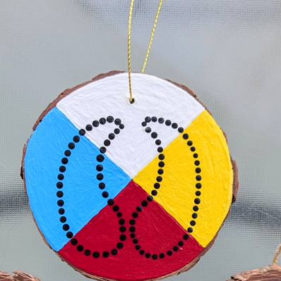 Dana Lisa Joy Wood Slice Ornaments