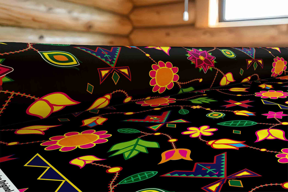 Spring Floral Lodge Cotton Poplin