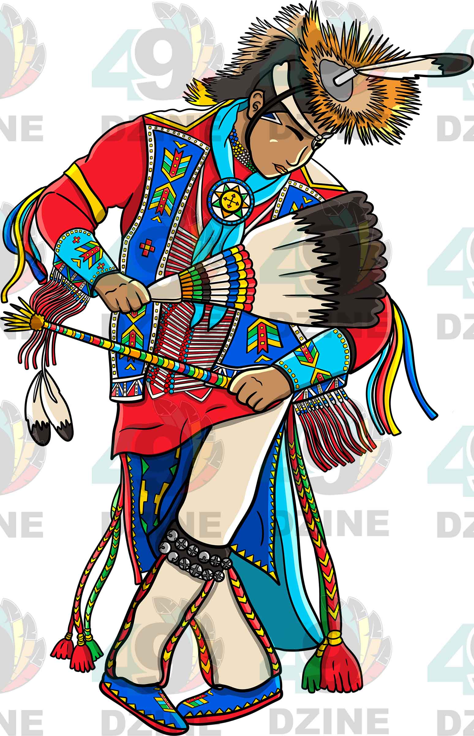 Straight Dancer  Men 1 Sticker